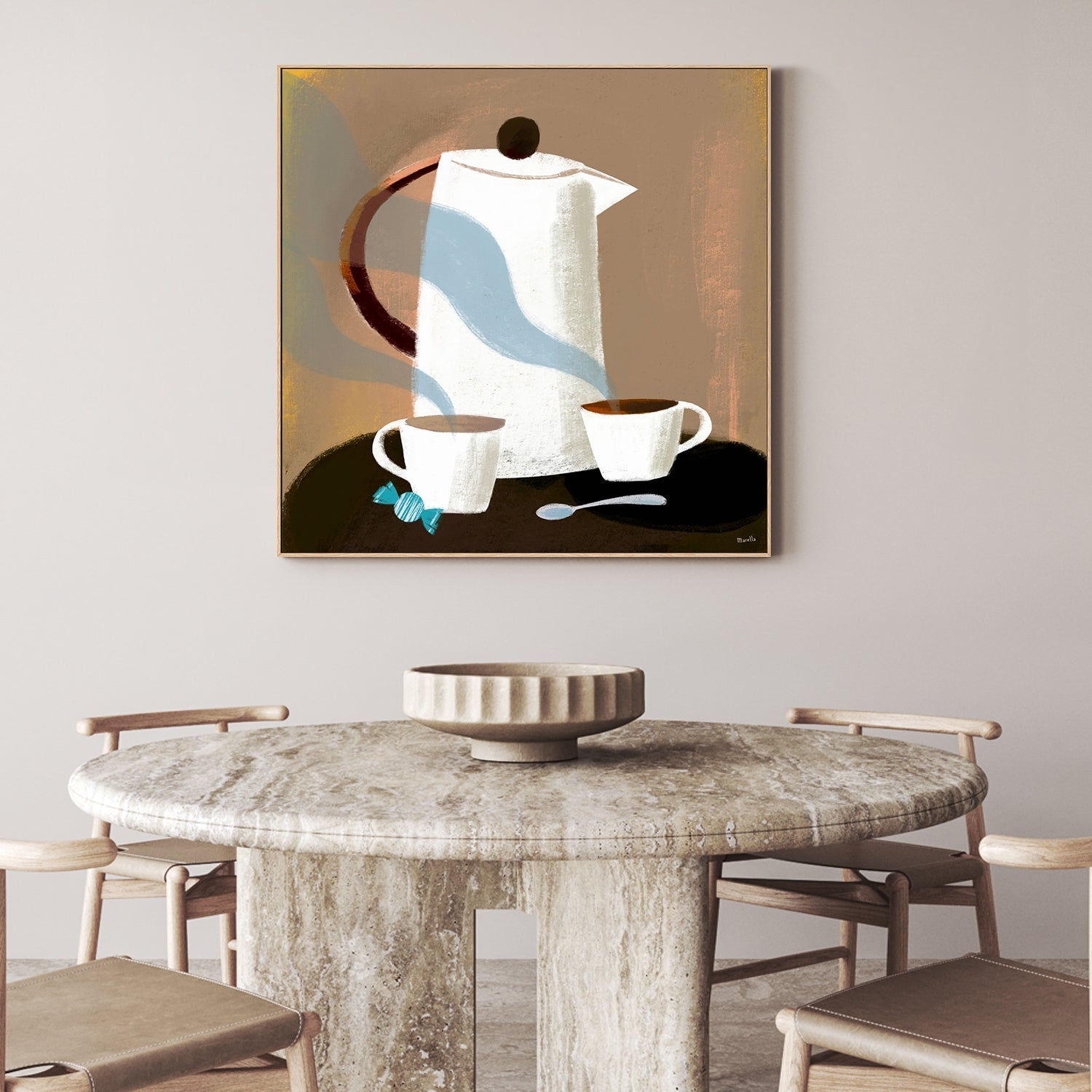 wall-art-print-canvas-poster-framed-Morning Coffee , By Marco Marella-2