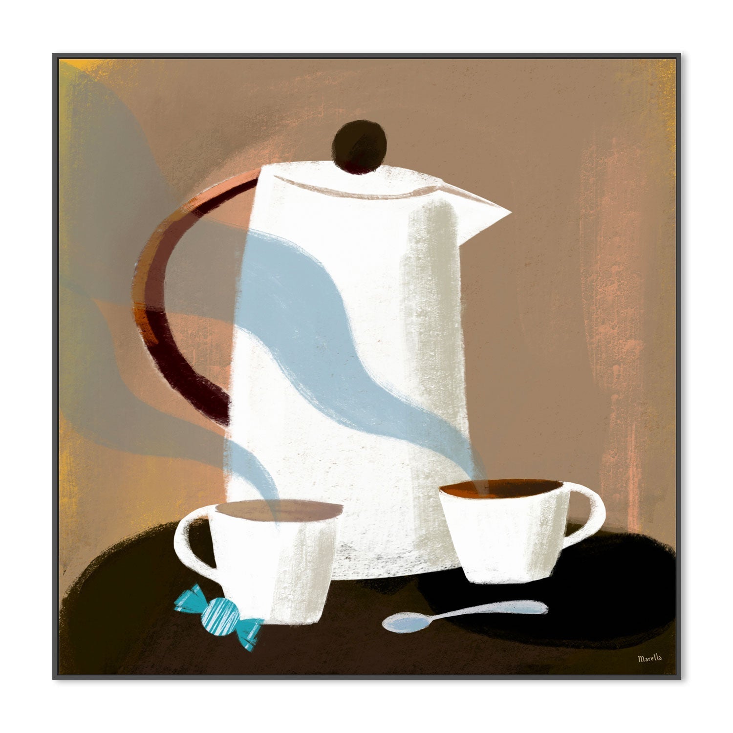 wall-art-print-canvas-poster-framed-Morning Coffee , By Marco Marella-3