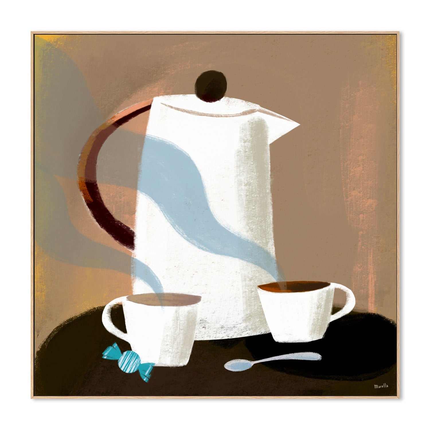 wall-art-print-canvas-poster-framed-Morning Coffee , By Marco Marella-4