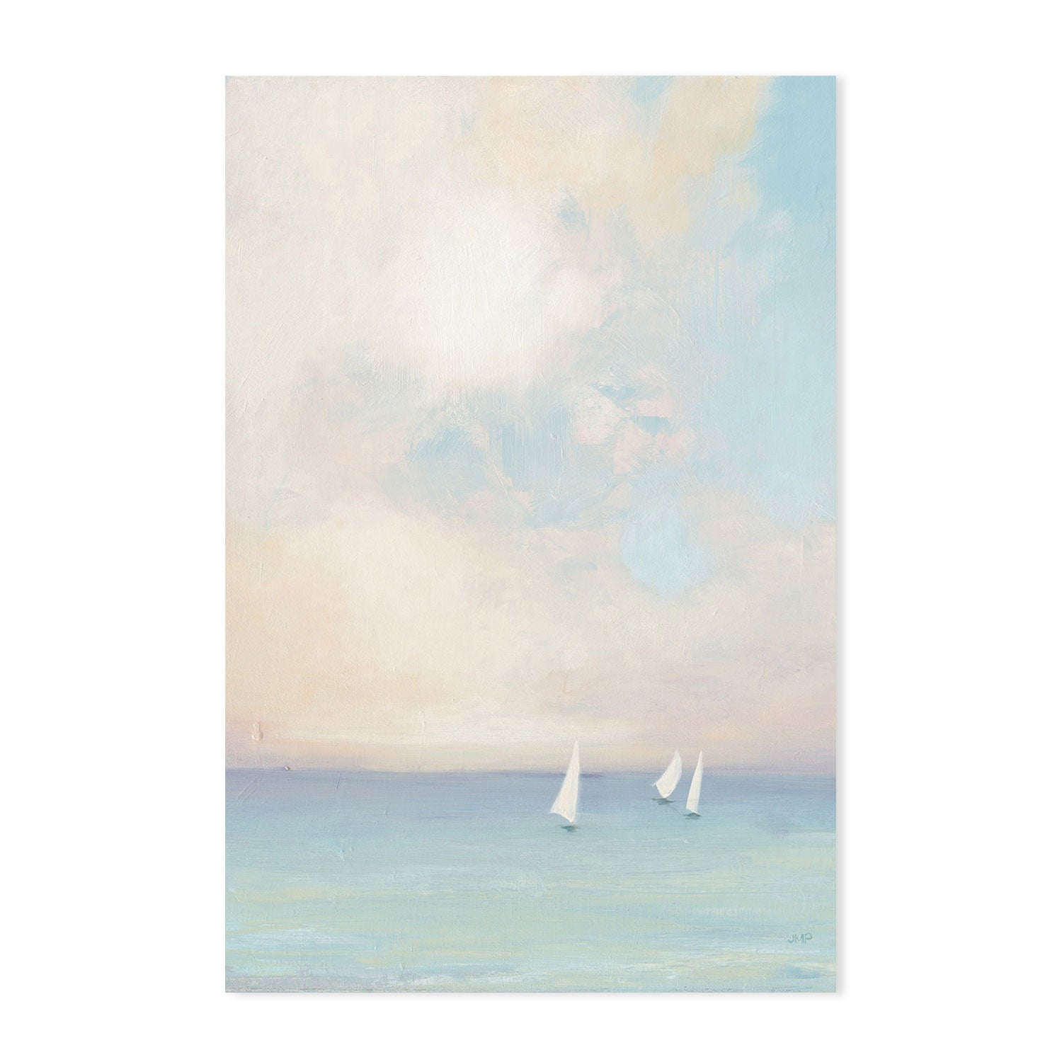 wall-art-print-canvas-poster-framed-Morning Sail, Set of 2-by-Julia Purinton-Gioia Wall Art