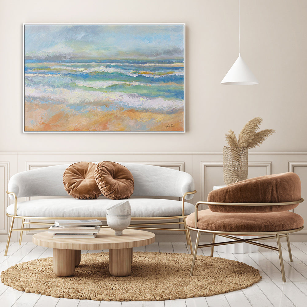 wall-art-print-canvas-poster-framed-Morning Surf-by-Jeanette Vertentes-Gioia Wall Art