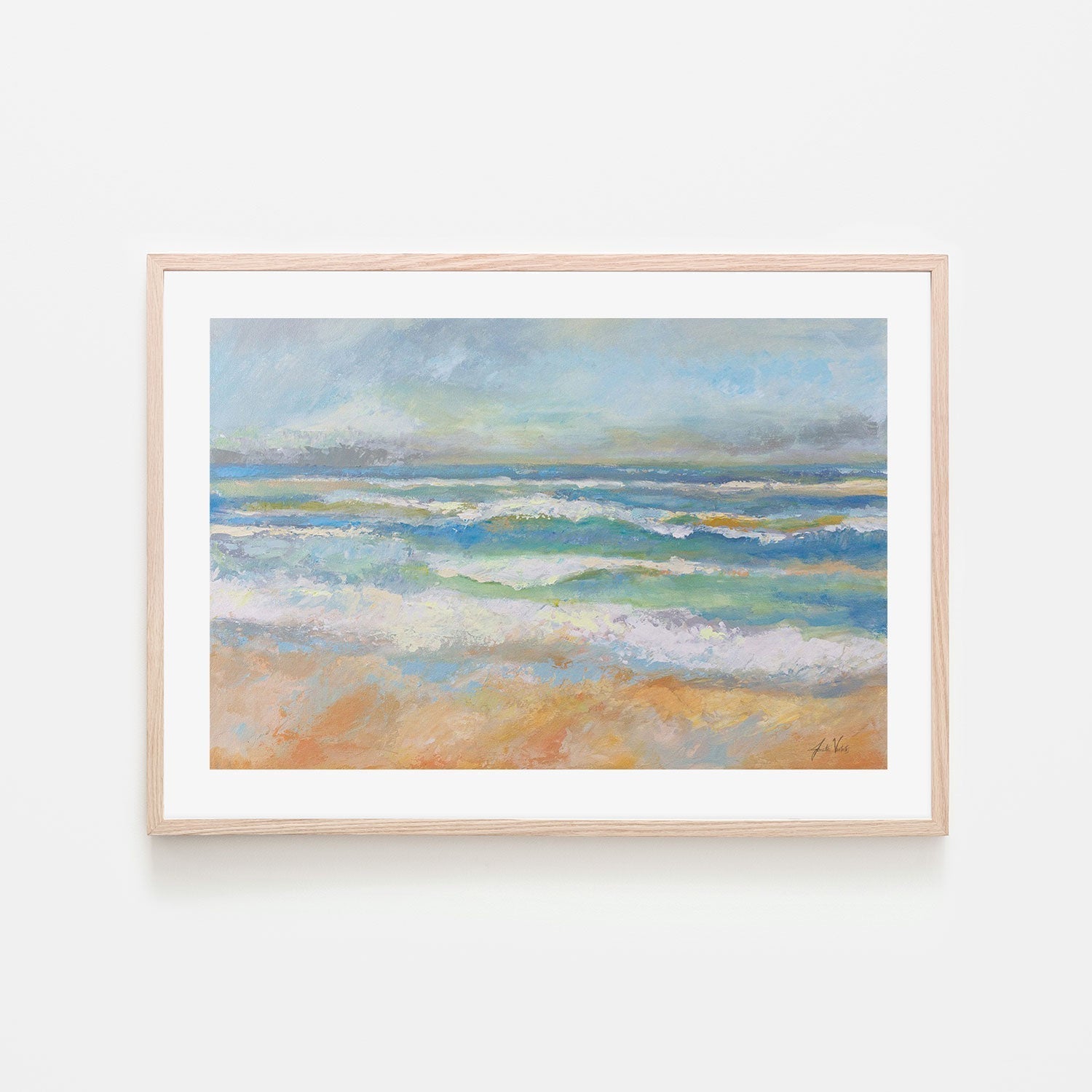 wall-art-print-canvas-poster-framed-Morning Surf-by-Jeanette Vertentes-Gioia Wall Art