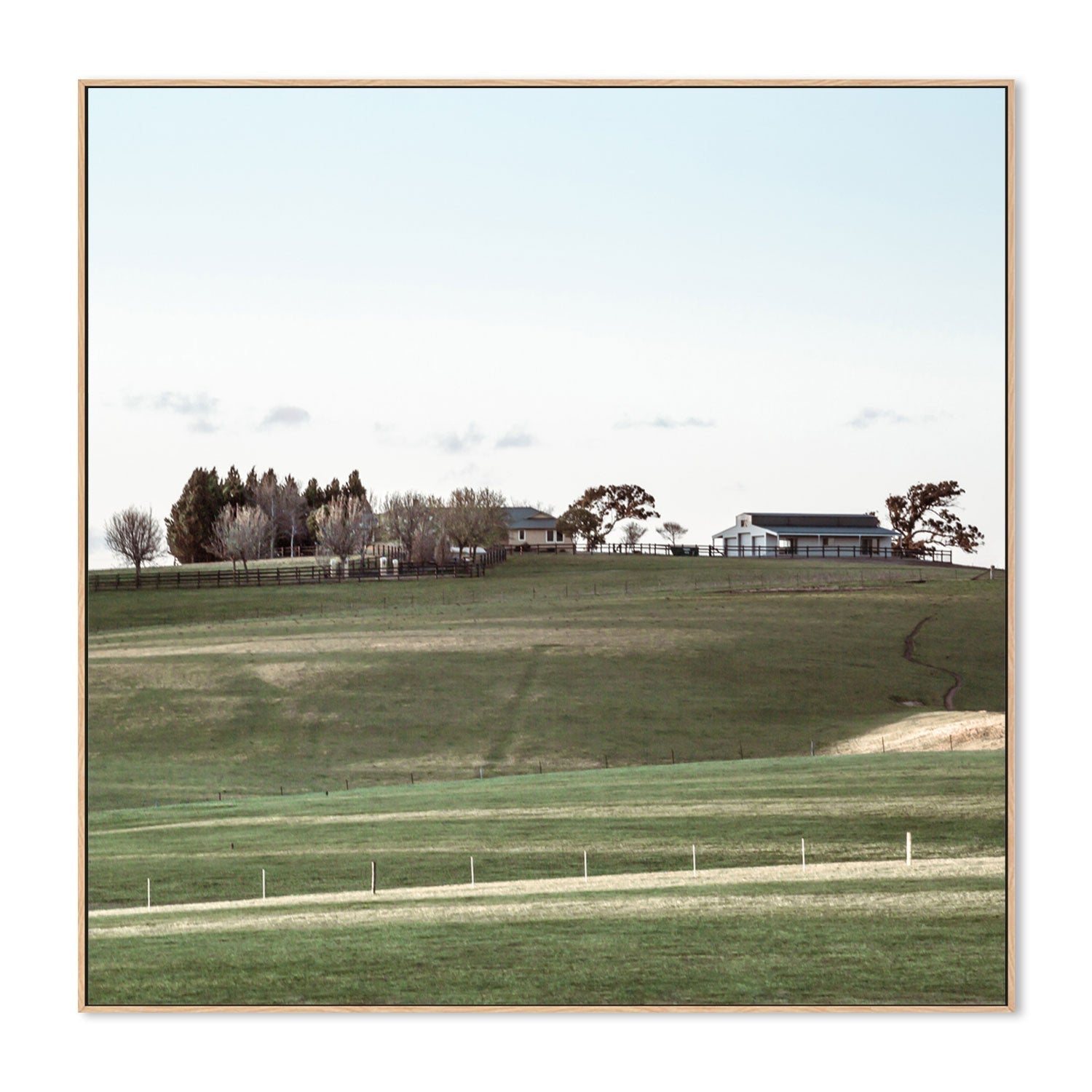 wall-art-print-canvas-poster-framed-Moss Vale Hill, Style B , By Tricia Brennan-GIOIA-WALL-ART