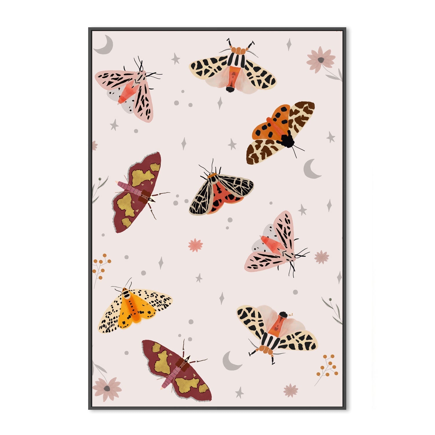 wall-art-print-canvas-poster-framed-Moth , By Menina Lisboa-3