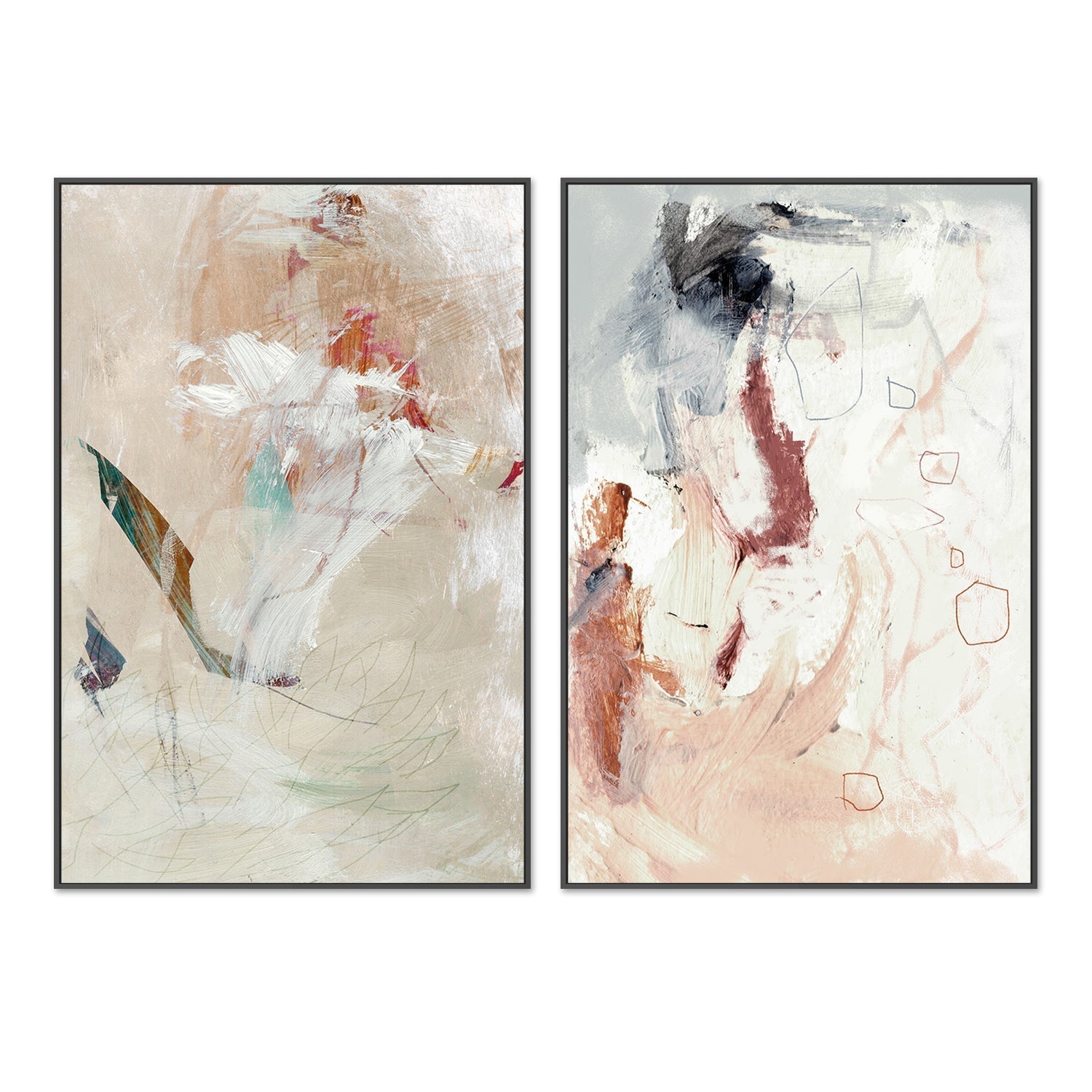 wall-art-print-canvas-poster-framed-Motion Workshop, Set Of 2 , By Dan Hobday-by-Dan Hobday-Gioia Wall Art