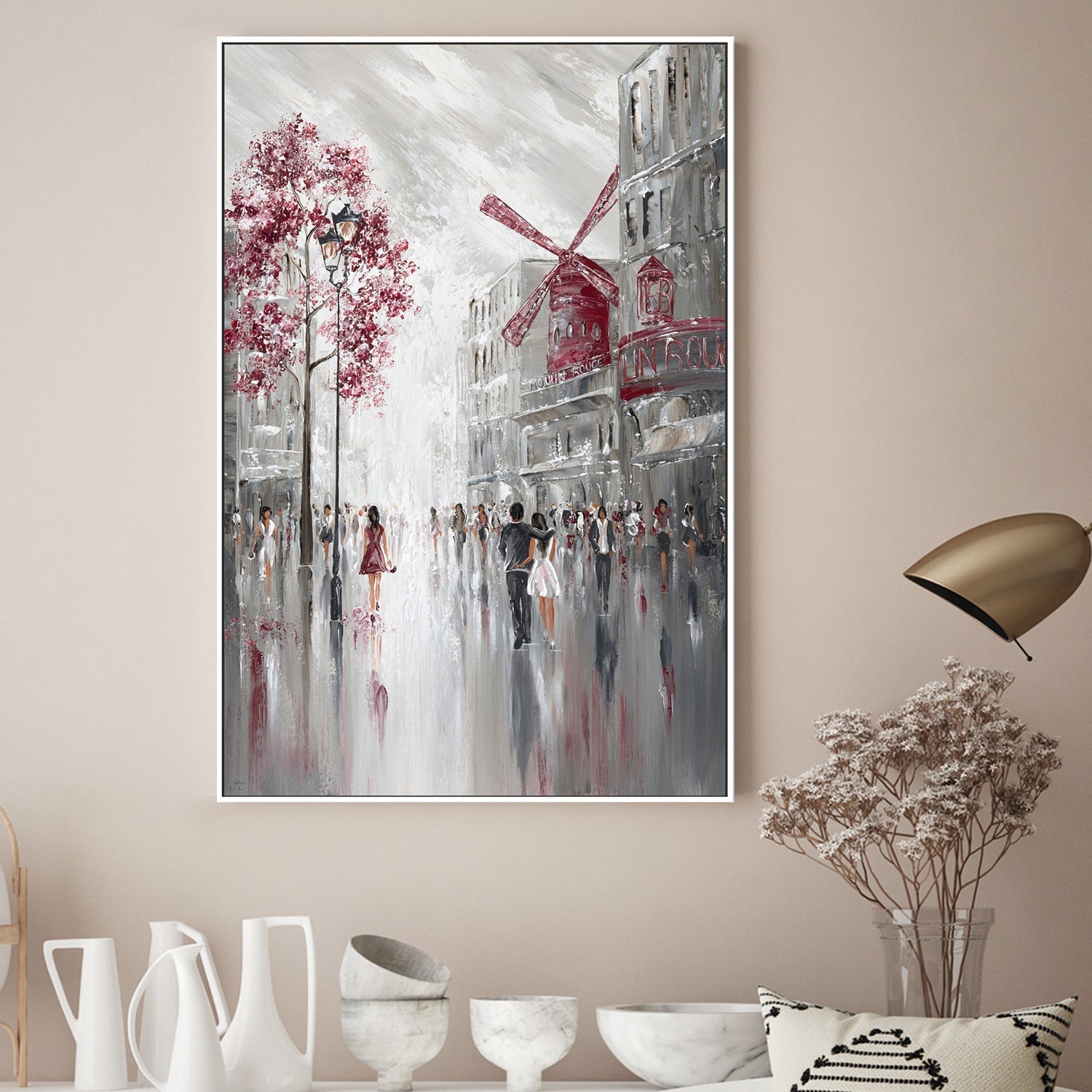 wall-art-print-canvas-poster-framed-Moulin Rouge, Streetscape , By Isabella Karolewicz-2