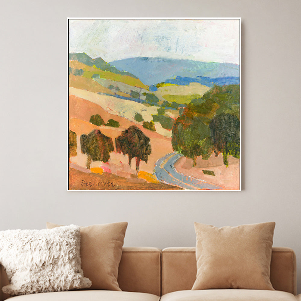 wall-art-print-canvas-poster-framed-Mountain House Road , By Liana Steinmetz-2