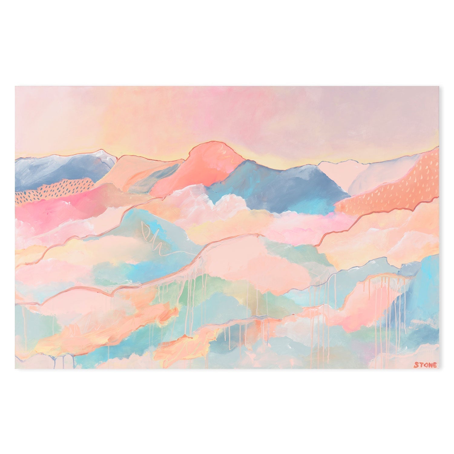 wall-art-print-canvas-poster-framed-Mountain Of Dreams , By Belinda Stone-GIOIA-WALL-ART