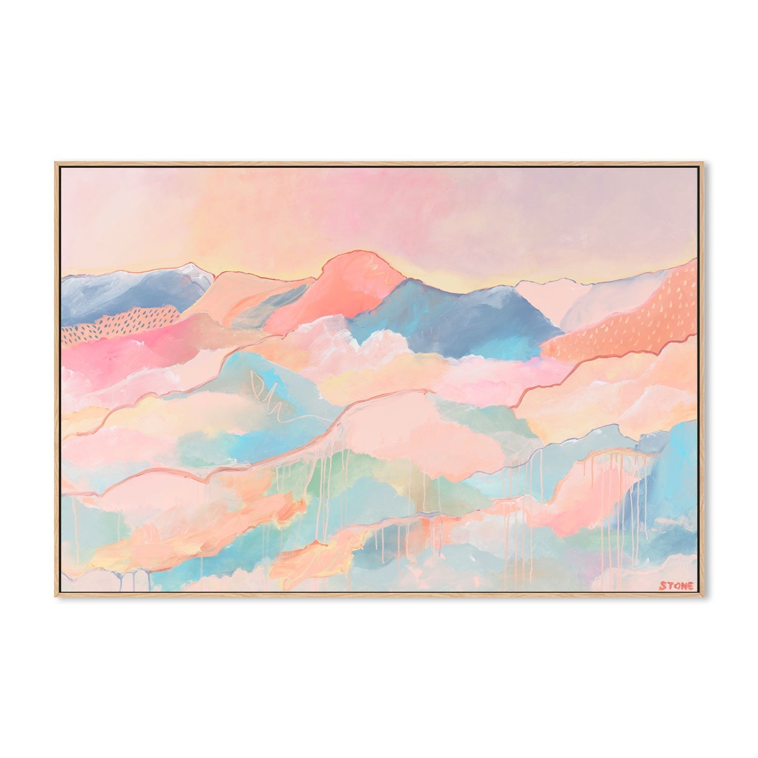 wall-art-print-canvas-poster-framed-Mountain Of Dreams , By Belinda Stone-GIOIA-WALL-ART