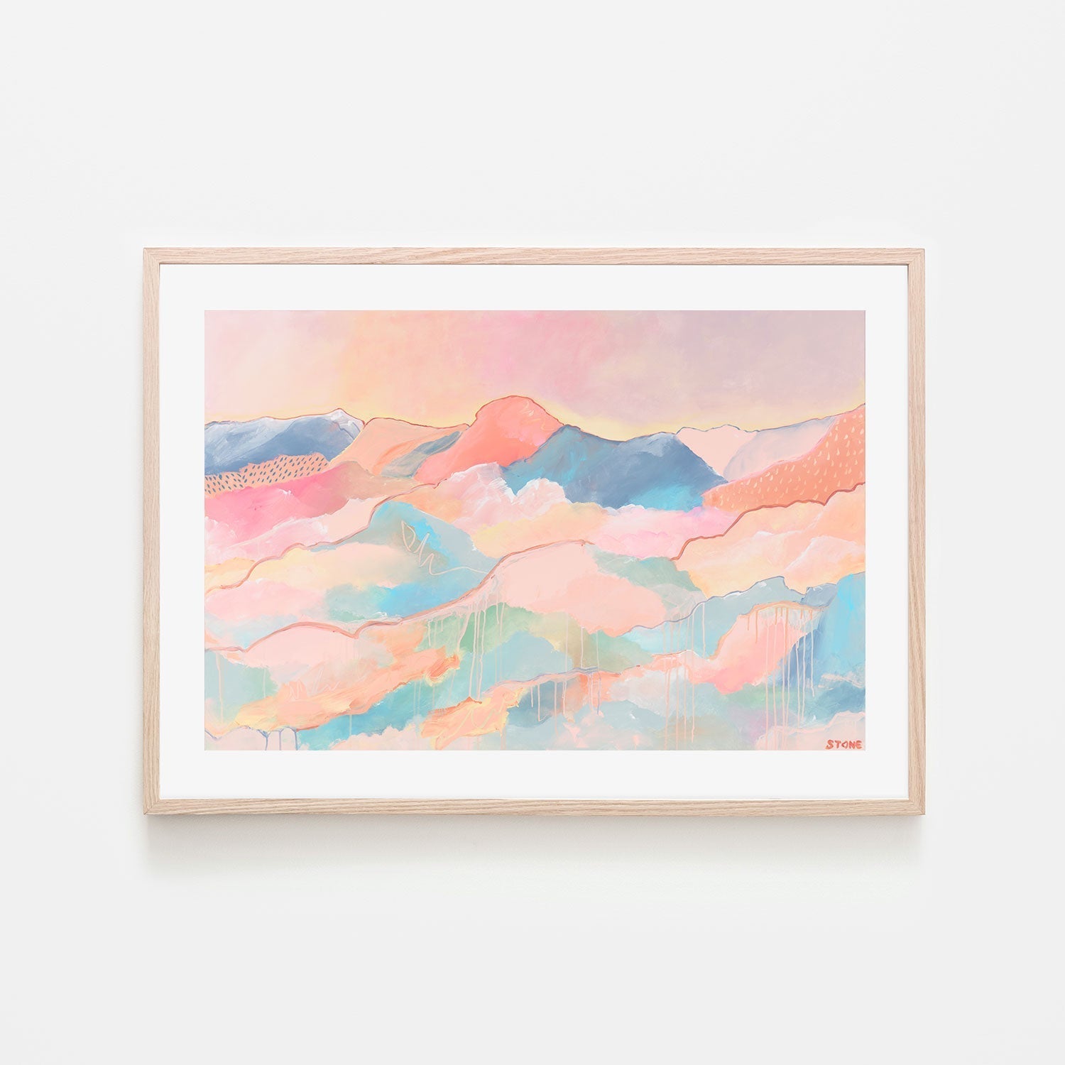 wall-art-print-canvas-poster-framed-Mountain Of Dreams , By Belinda Stone-GIOIA-WALL-ART