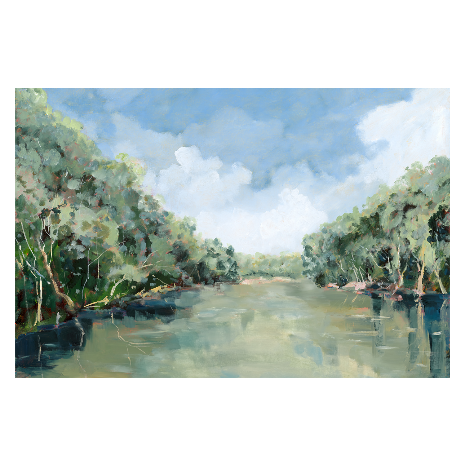 wall-art-print-canvas-poster-framed-Murray River , By Meredith Howse-1