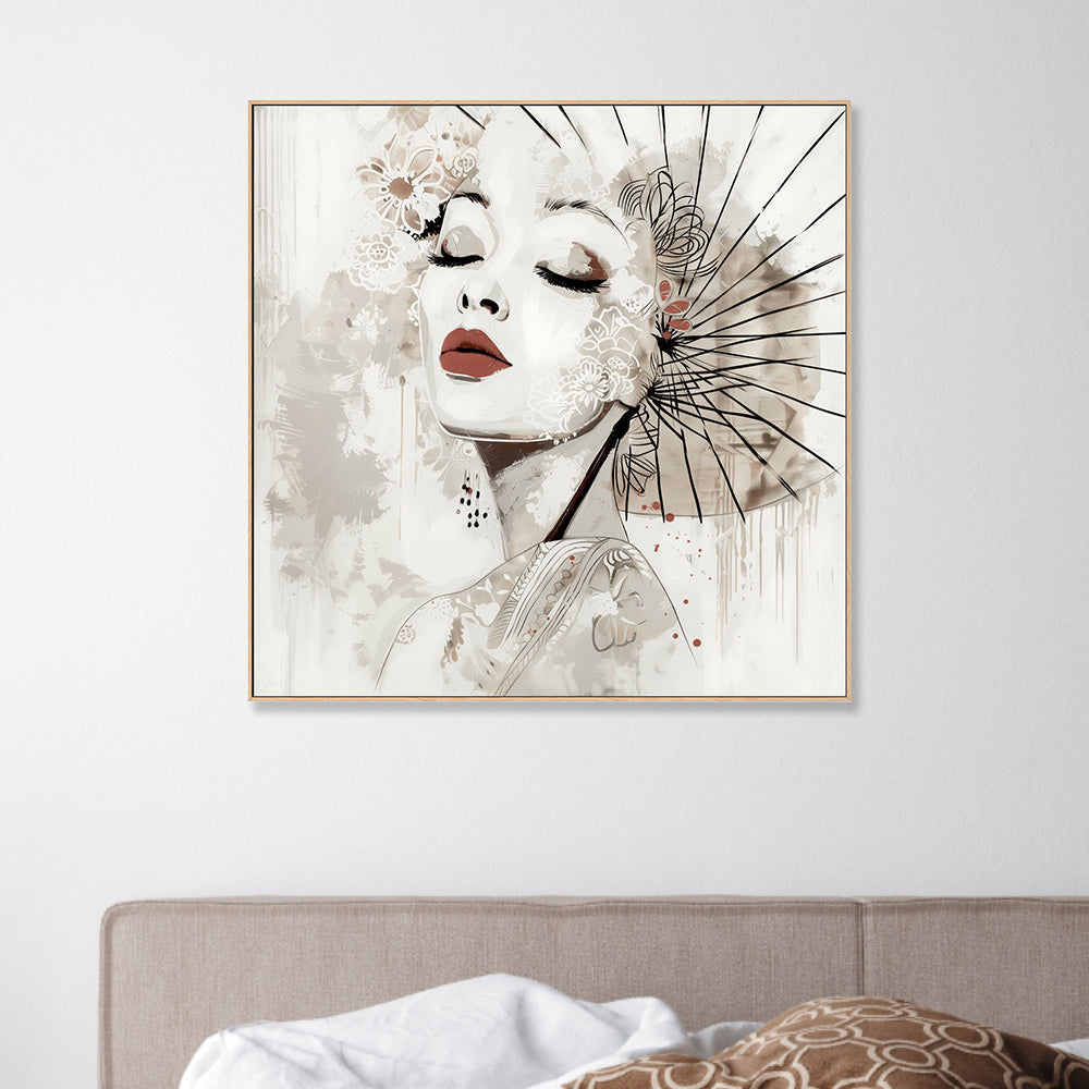 wall-art-print-canvas-poster-framed-Muted Brown By Bella Eve , By Bella Eve-2