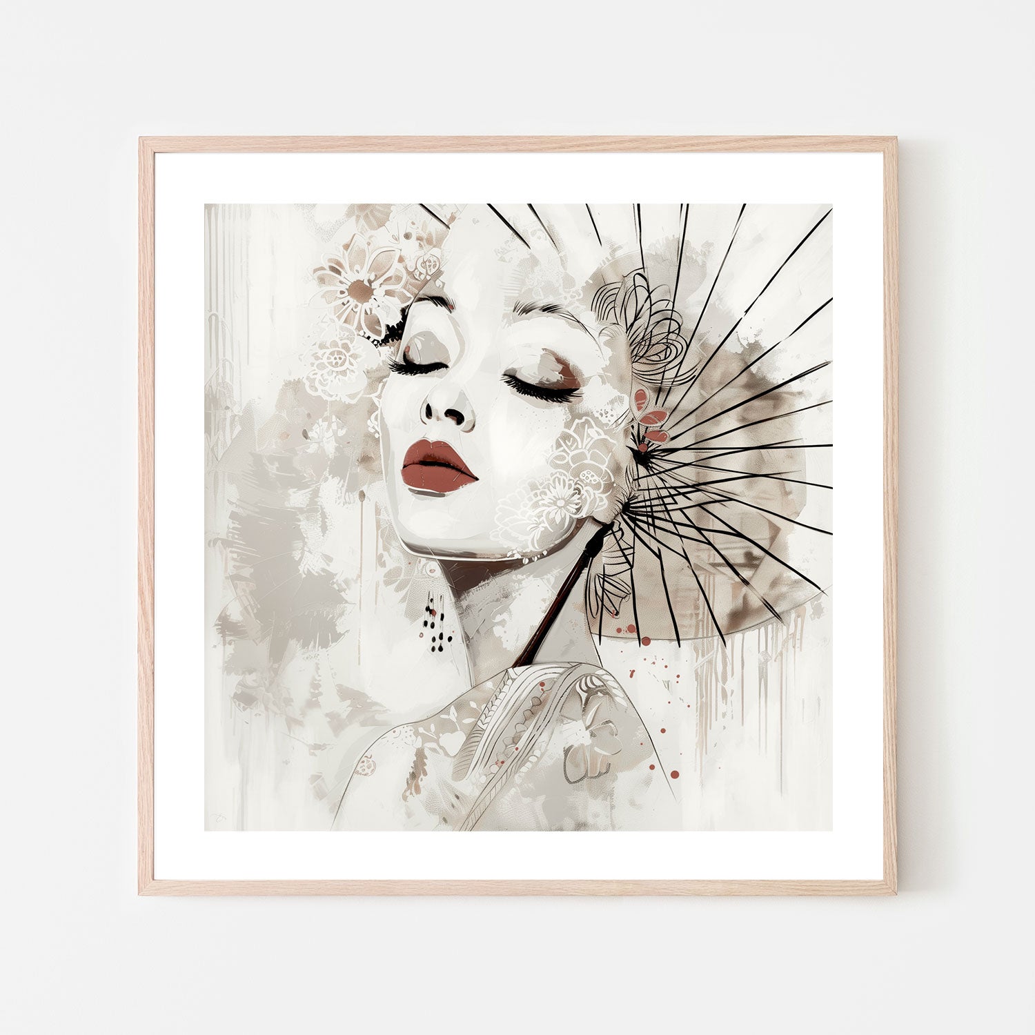 wall-art-print-canvas-poster-framed-Muted Brown By Bella Eve , By Bella Eve-6