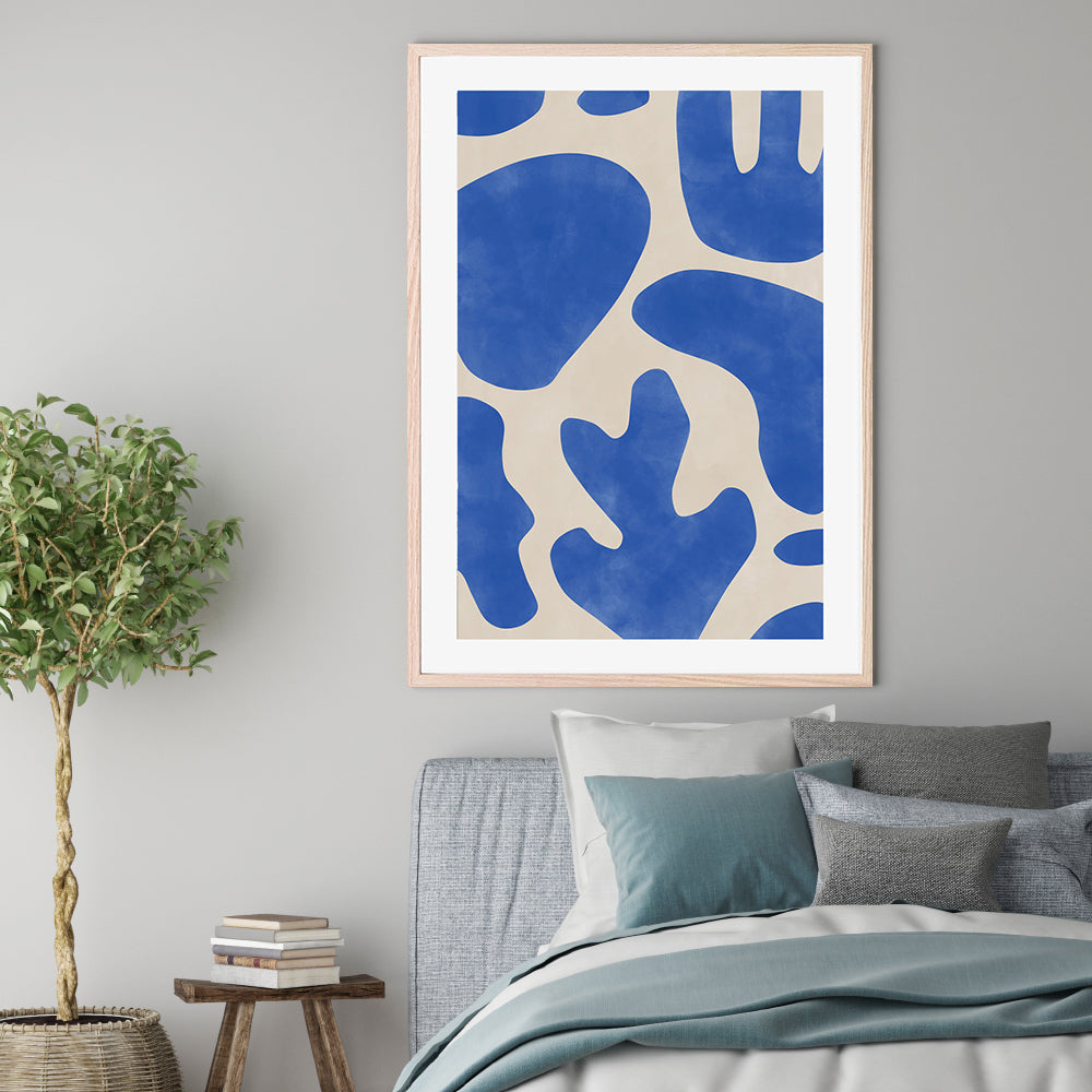 wall-art-print-canvas-poster-framed-Mystic Cobalt , By Elena Ristova-GIOIA-WALL-ART