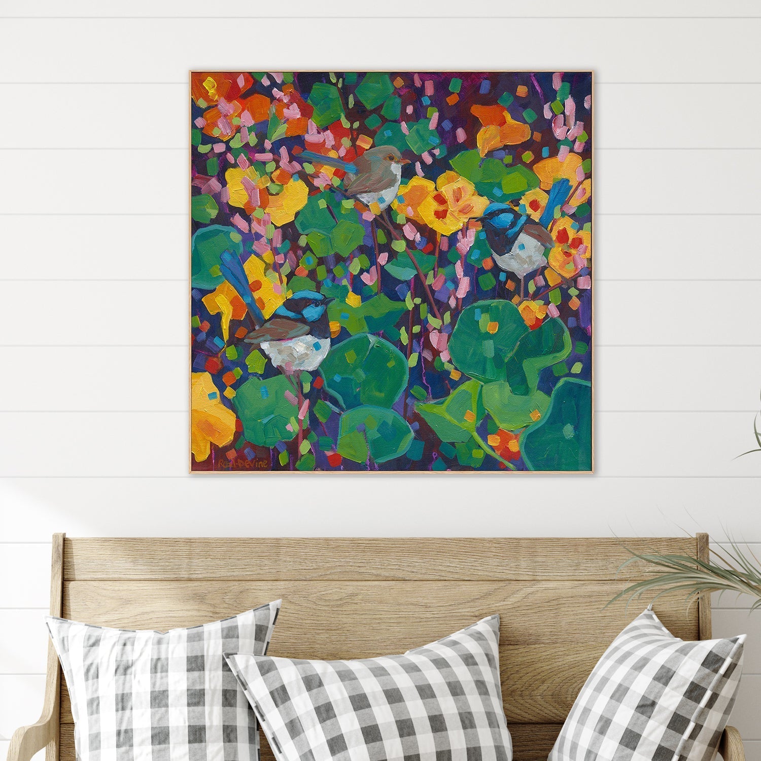 wall-art-print-canvas-poster-framed-Nasturtium Party , By Mellissa Read-Devine , By Mellissa Read-Devine-2