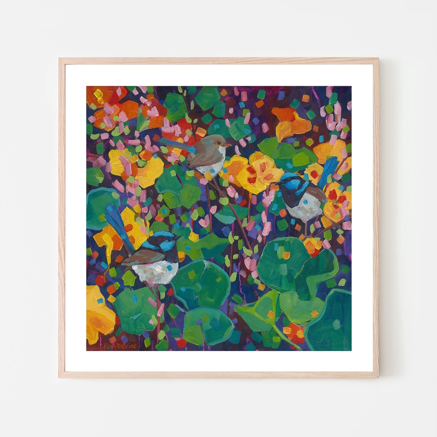 wall-art-print-canvas-poster-framed-Nasturtium Party , By Mellissa Read-Devine , By Mellissa Read-Devine-6