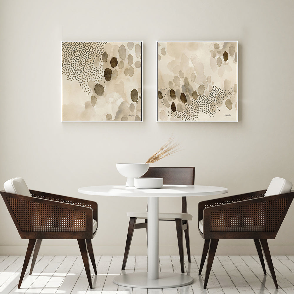 wall-art-print-canvas-poster-framed-Natural Abstract, Style A & B, Set Of 2 , By Laura Horn-GIOIA-WALL-ART