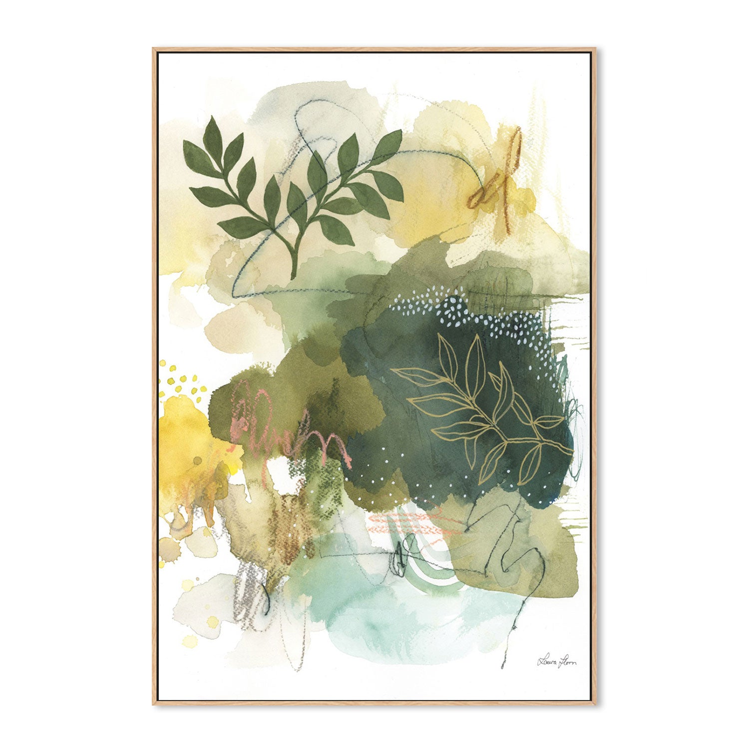 wall-art-print-canvas-poster-framed-Natures Gold, Style A-by-Laura Horn-Gioia Wall Art