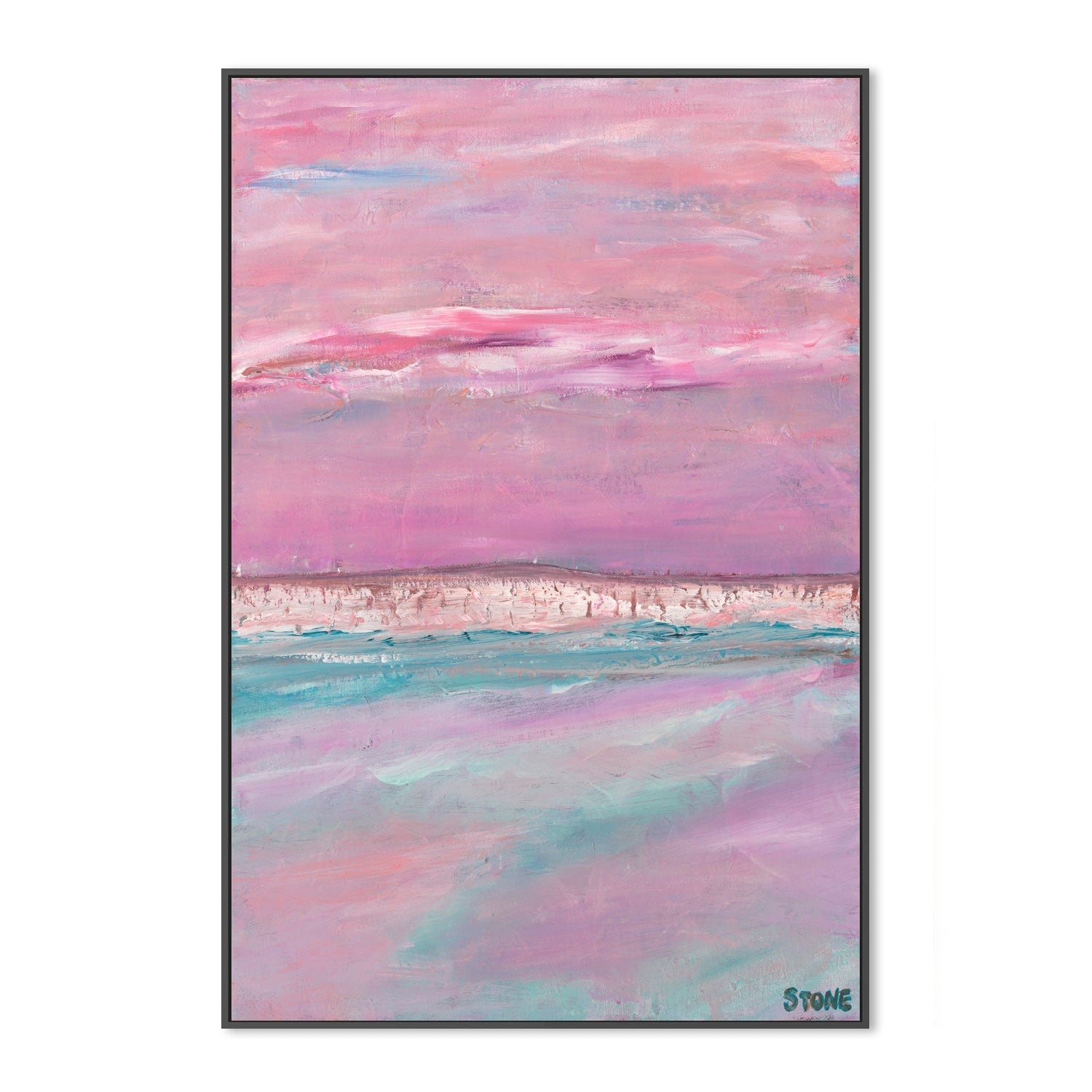 wall-art-print-canvas-poster-framed-Nautical Blush , By Belinda Stone-GIOIA-WALL-ART