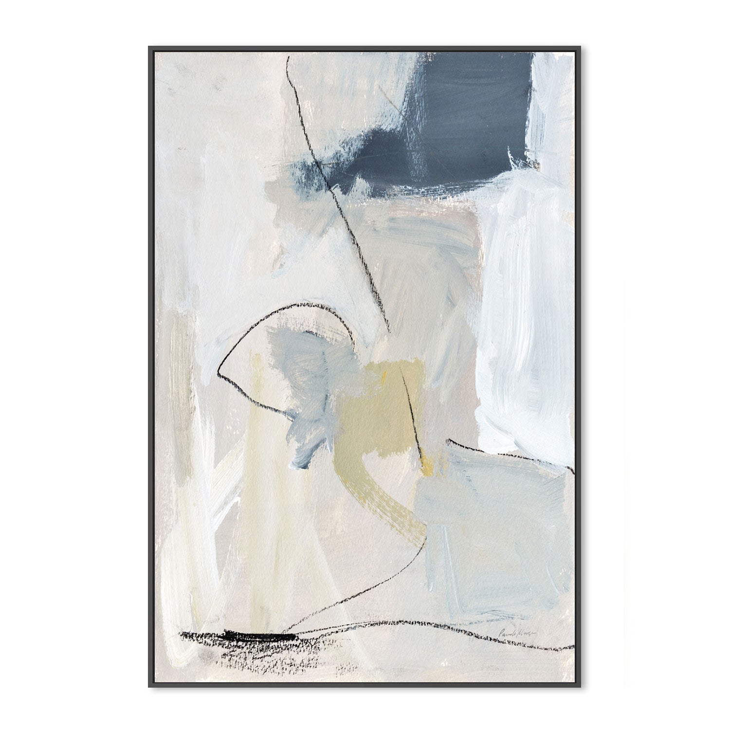 wall-art-print-canvas-poster-framed-Neutral Abstract , By Pamela Munger-GIOIA-WALL-ART