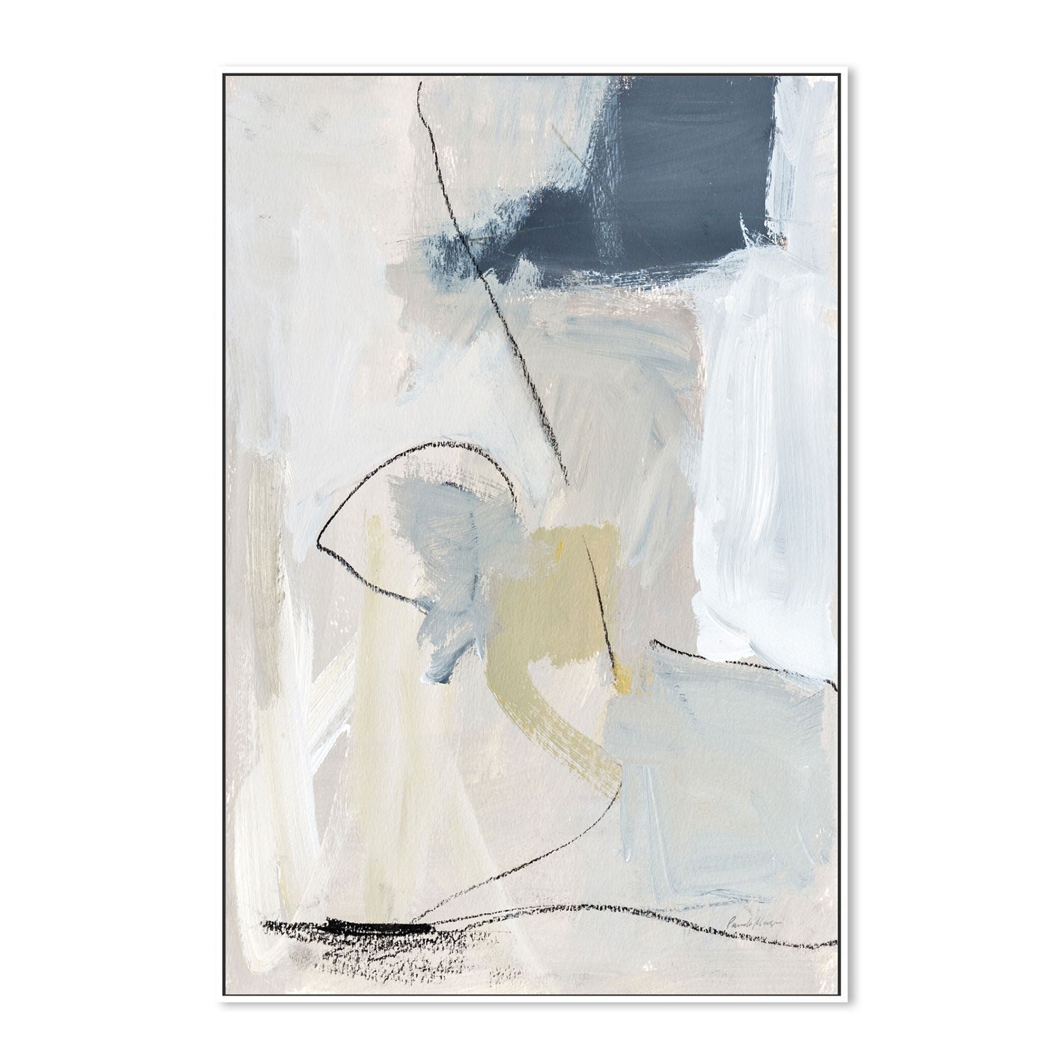 wall-art-print-canvas-poster-framed-Neutral Abstract , By Pamela Munger-GIOIA-WALL-ART