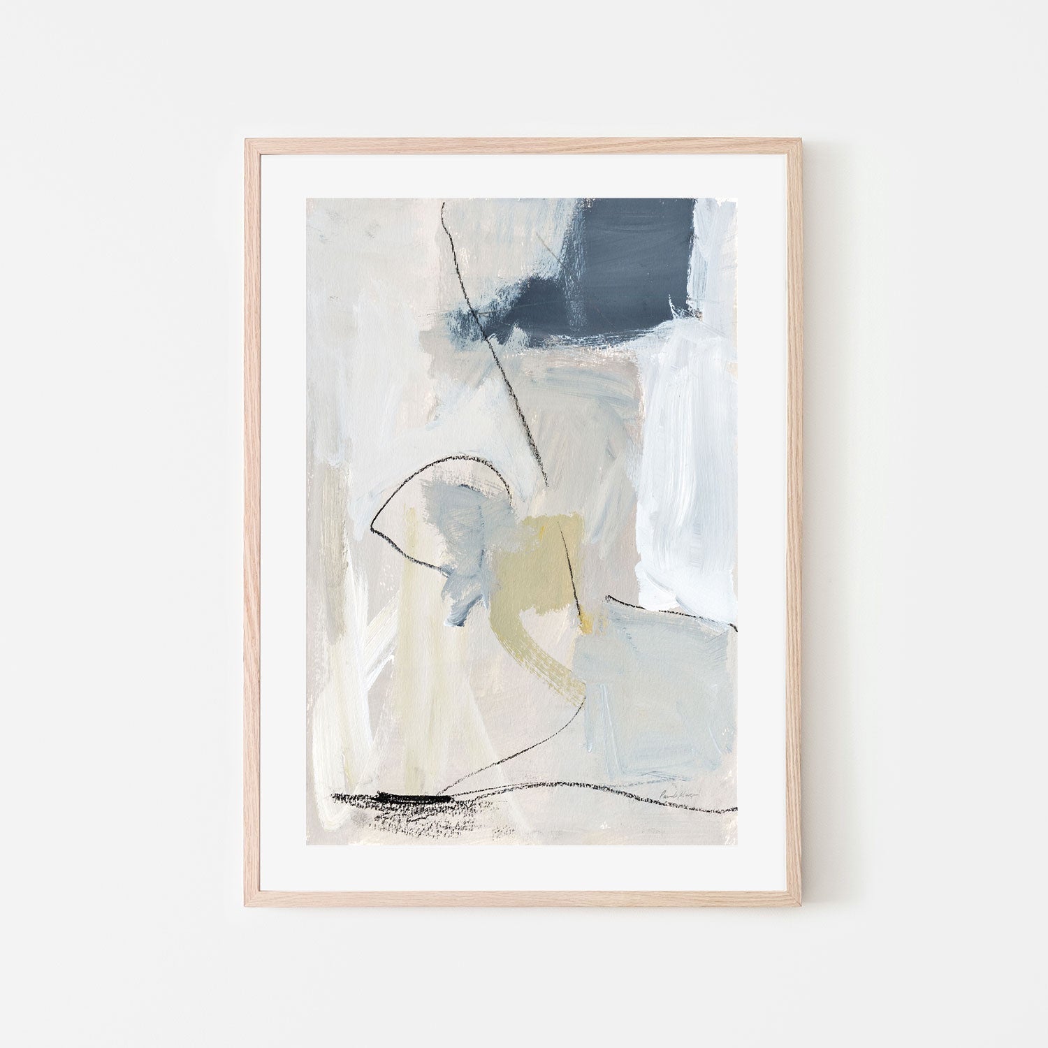 wall-art-print-canvas-poster-framed-Neutral Abstract , By Pamela Munger-GIOIA-WALL-ART