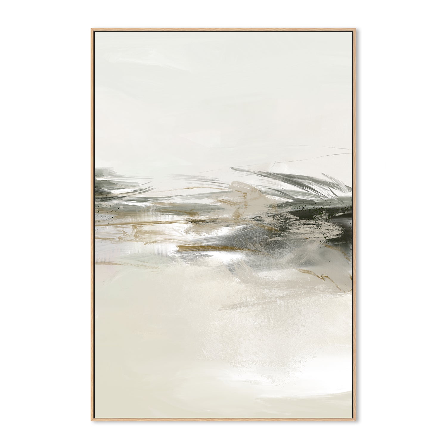 wall-art-print-canvas-poster-framed-Neutral Acrylic, Style B , By Karine Tonial Grimm-4