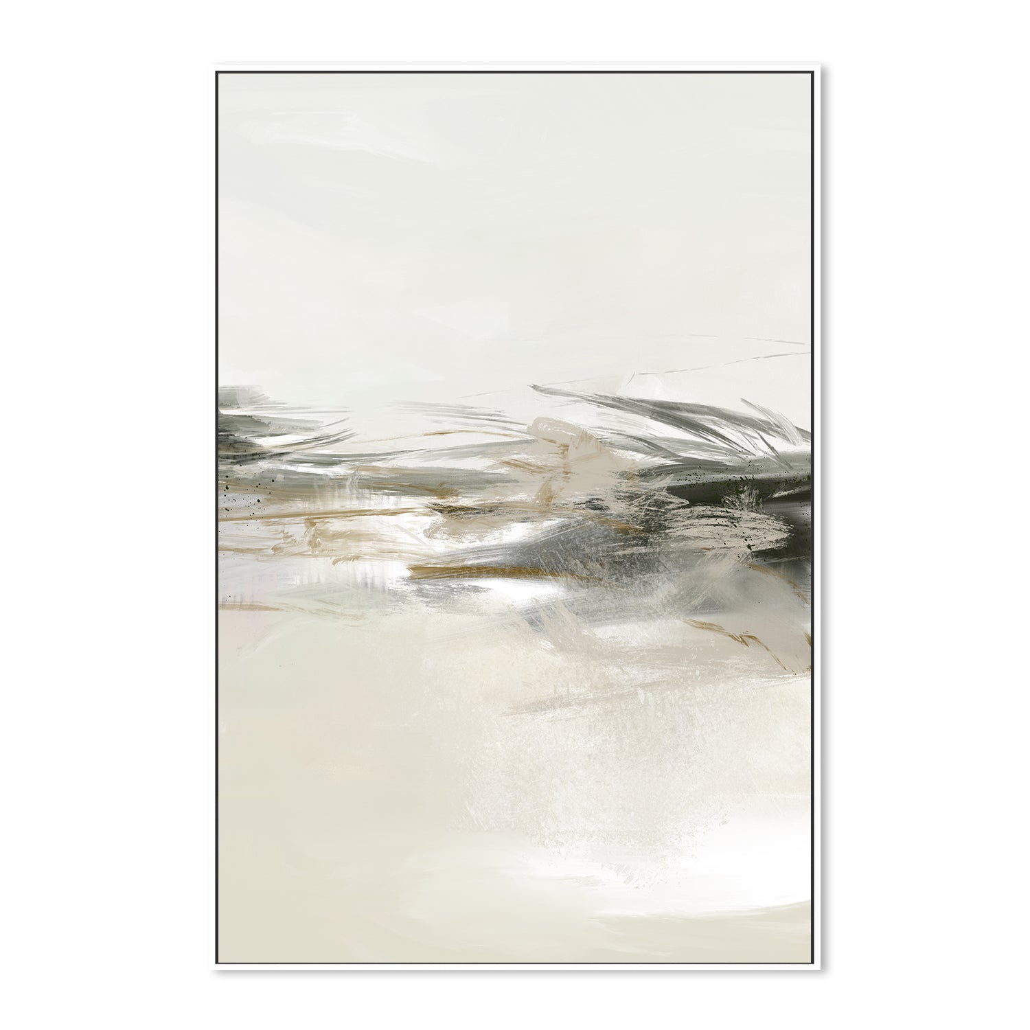 wall-art-print-canvas-poster-framed-Neutral Acrylic, Style B , By Karine Tonial Grimm-5