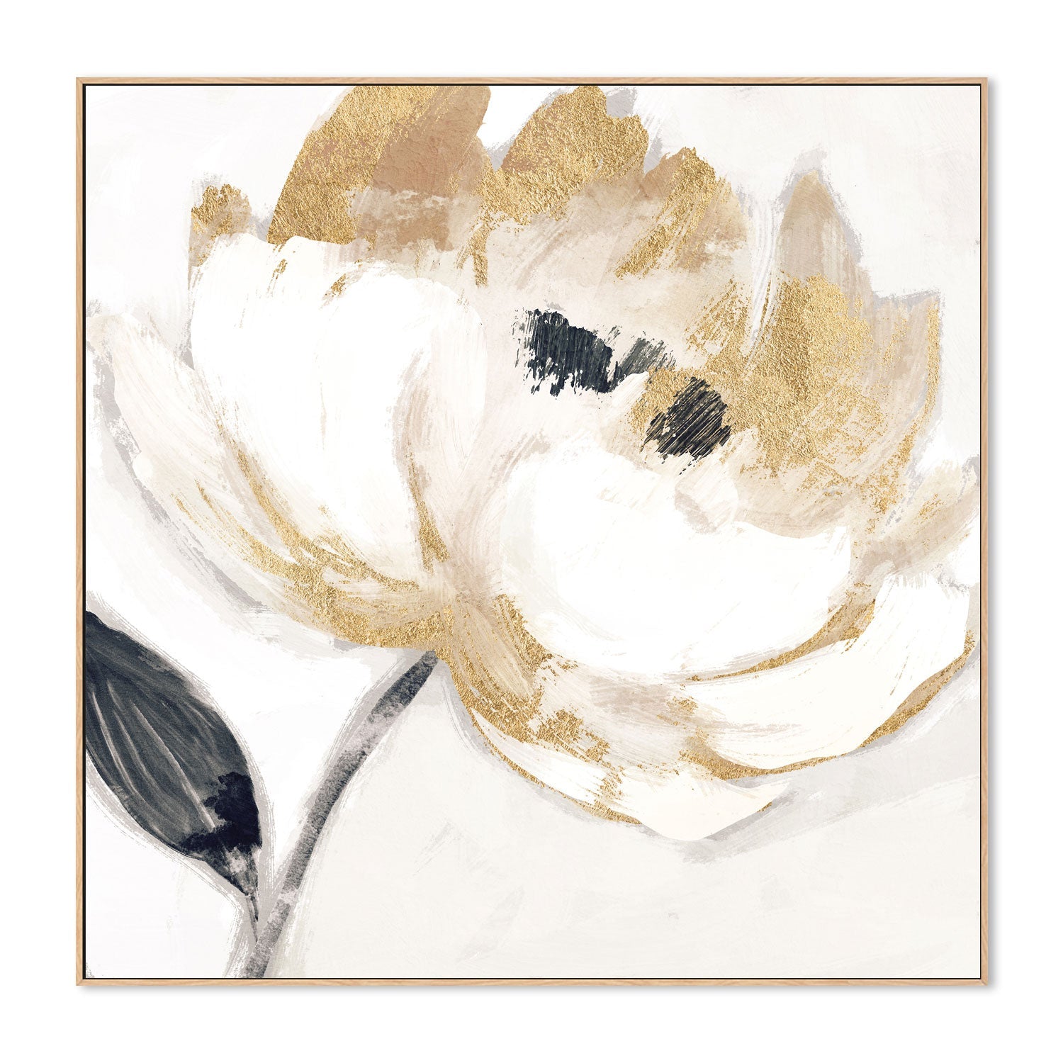 wall-art-print-canvas-poster-framed-Neutral Bloom, Style B , By Nina Blue-4