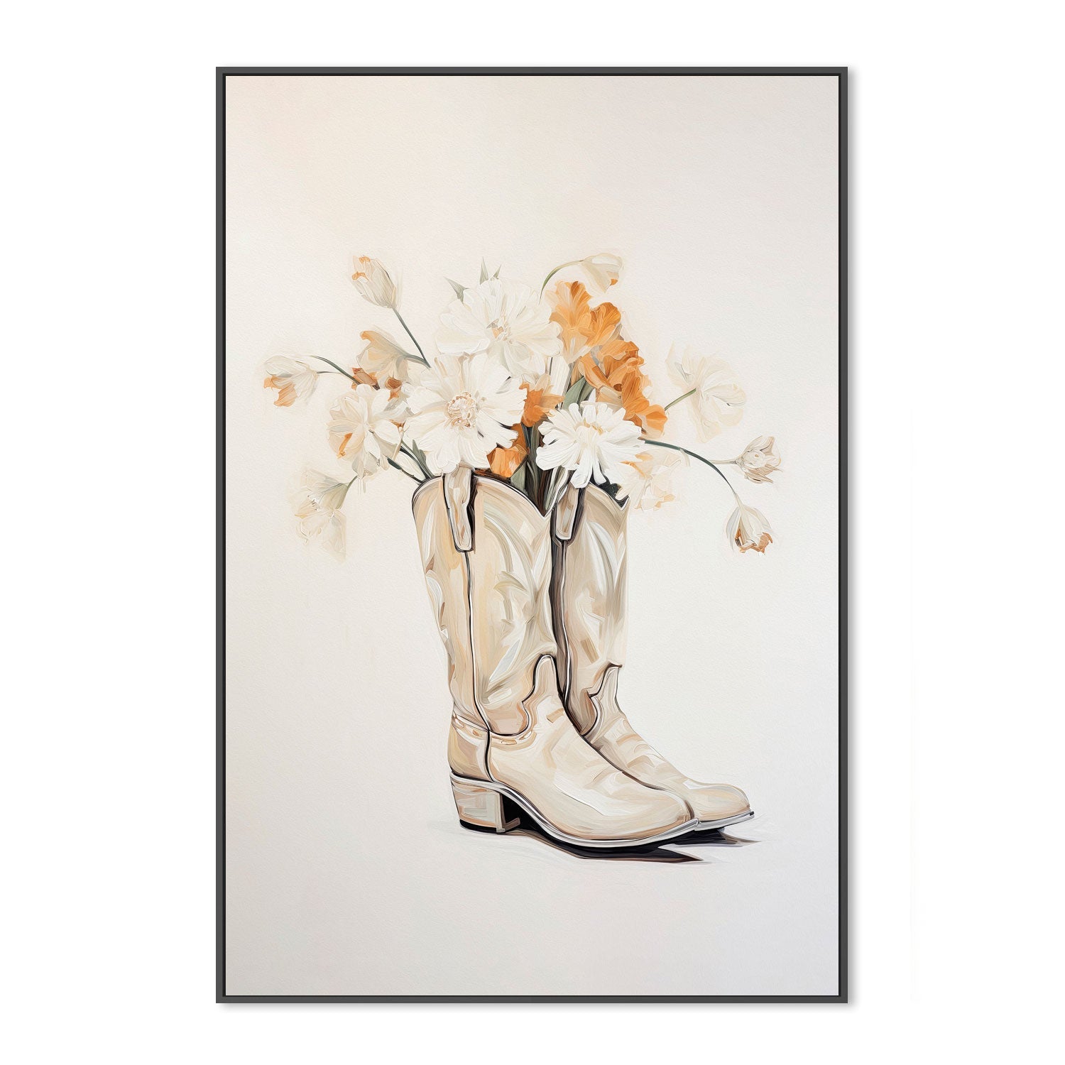 wall-art-print-canvas-poster-framed-Neutral Boots , By Lady Hana-3