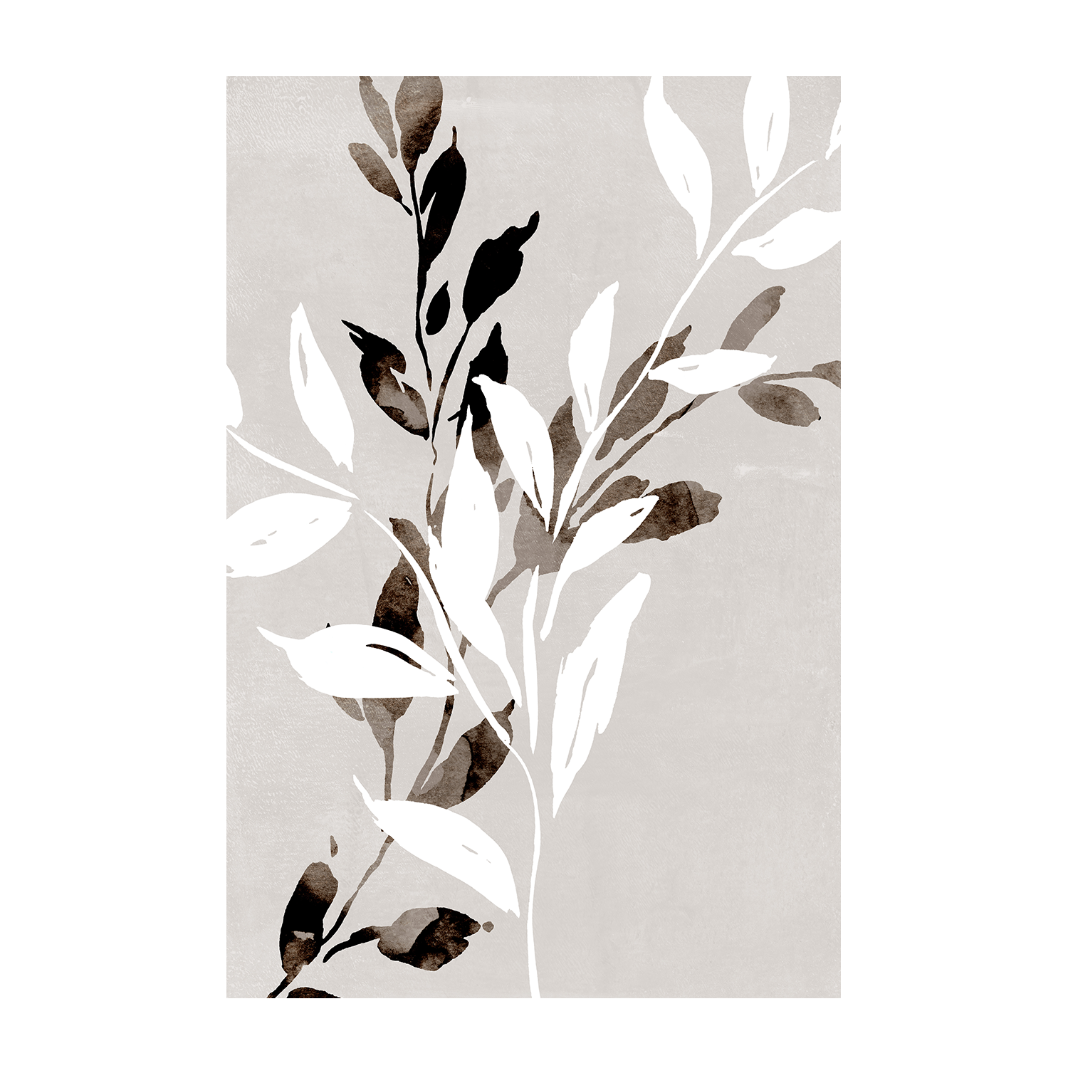 wall-art-print-canvas-poster-framed-Neutral Botanical, Style A & B, Set of 2 , By Nina Blue-8