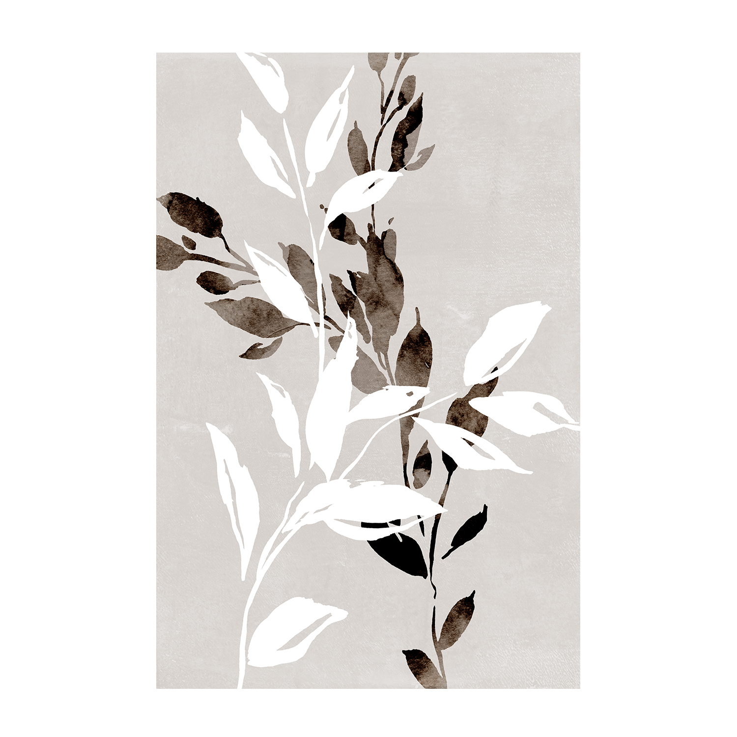 wall-art-print-canvas-poster-framed-Neutral Botanical, Style A & B, Set of 2 , By Nina Blue-9