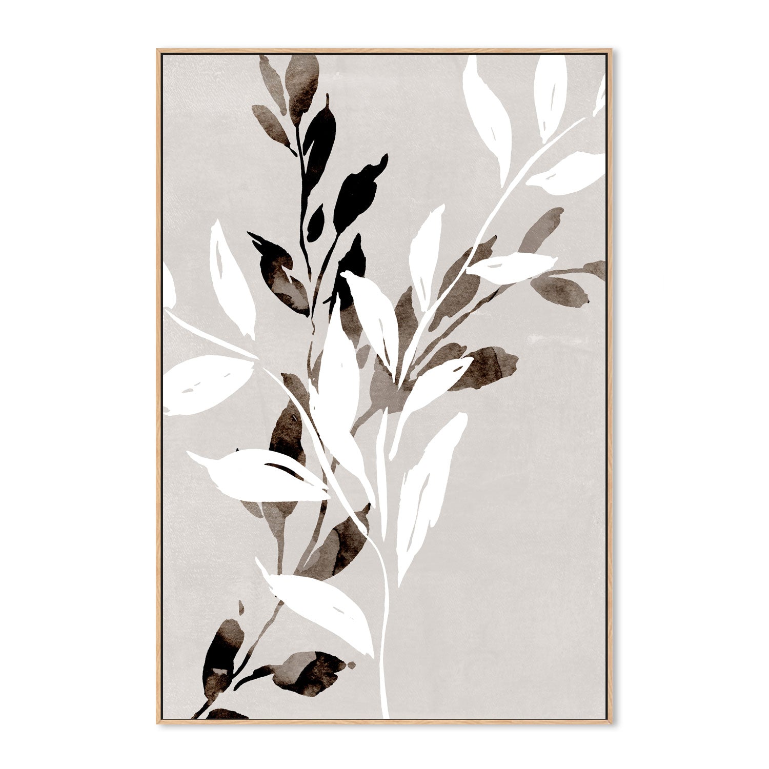 wall-art-print-canvas-poster-framed-Neutral Botanical, Style A , By Nina Blue-4