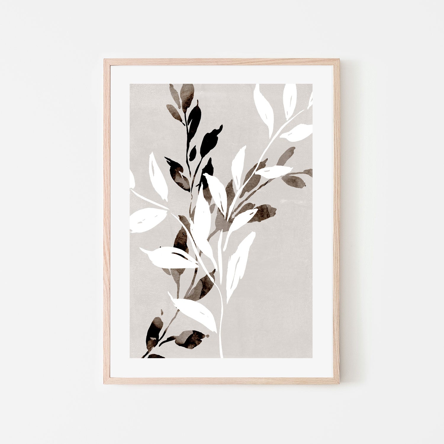 wall-art-print-canvas-poster-framed-Neutral Botanical, Style A , By Nina Blue-6