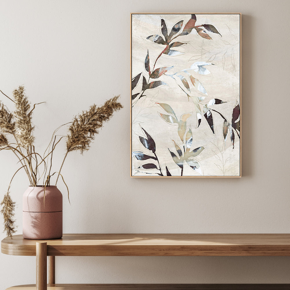 wall-art-print-canvas-poster-framed-Neutral Botanical, Style E , By Nina Blue-2