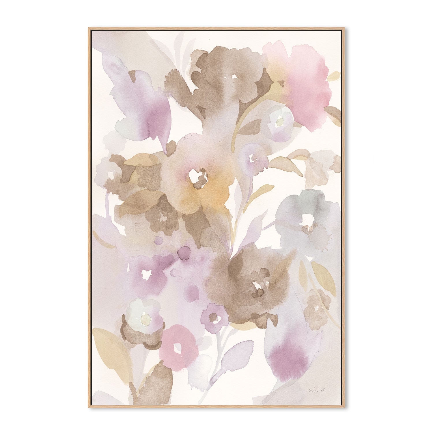 wall-art-print-canvas-poster-framed-Neutral Garden, Style A , By Danhui Nai-4