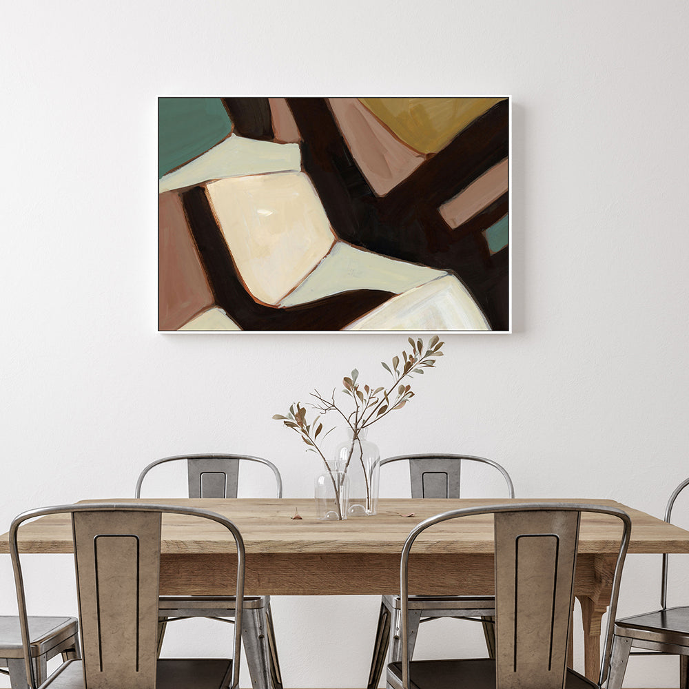 wall-art-print-canvas-poster-framed-Neutral Geometry, Style G-by-Emily Wood-Gioia Wall Art