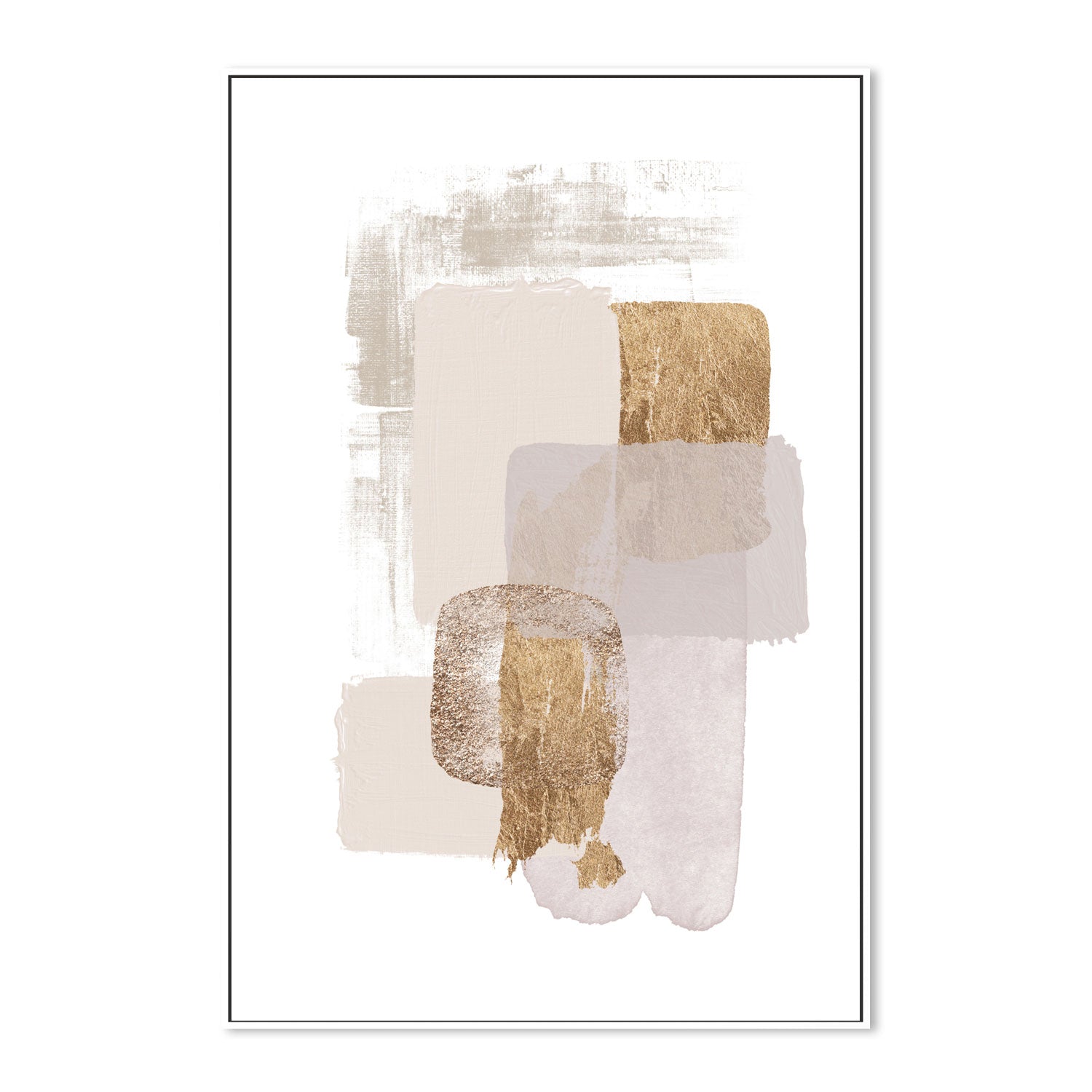 wall-art-print-canvas-poster-framed-Neutral Gold, Style B , By Sally Ann Moss-GIOIA-WALL-ART