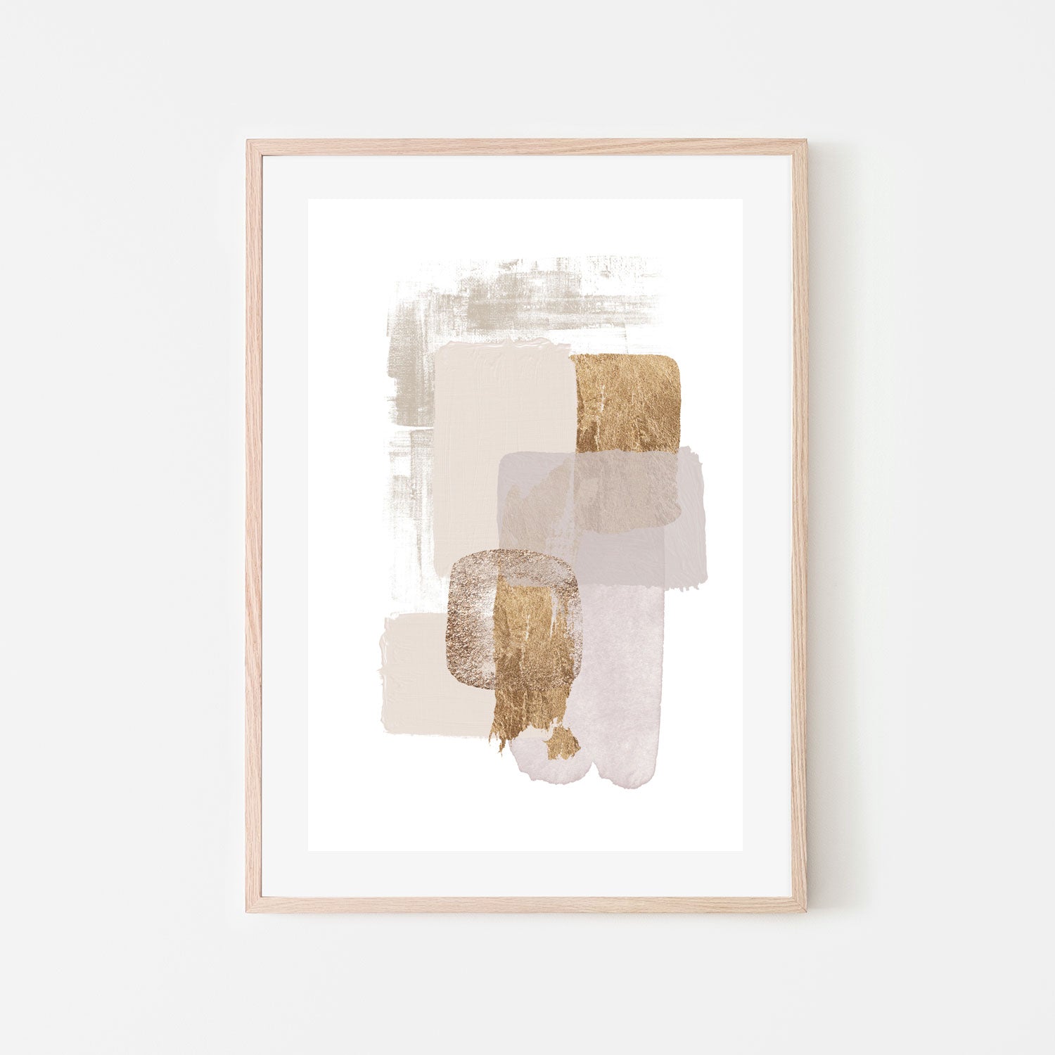 wall-art-print-canvas-poster-framed-Neutral Gold, Style B , By Sally Ann Moss-GIOIA-WALL-ART