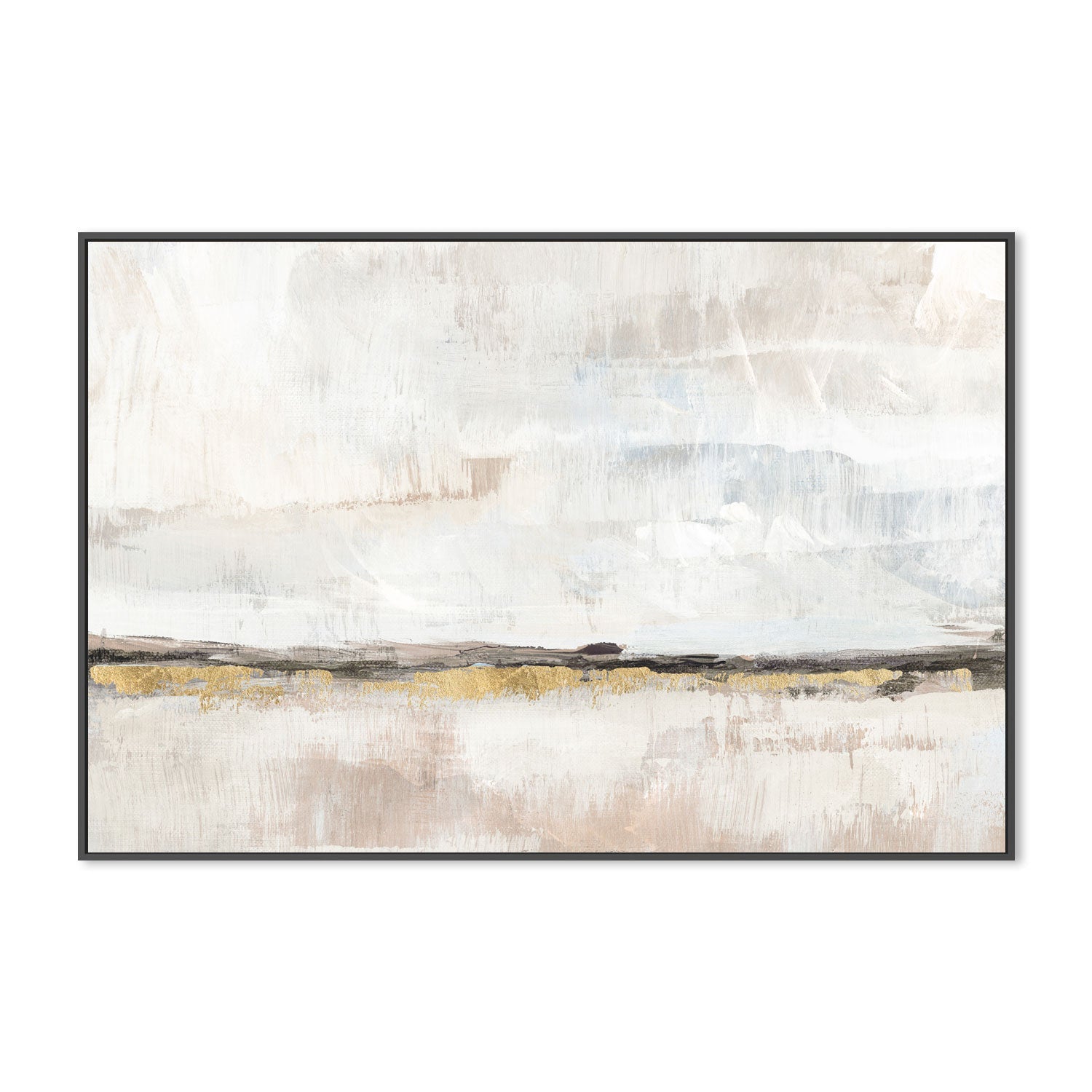 wall-art-print-canvas-poster-framed-Neutral Horizon , By Nina Blue-3