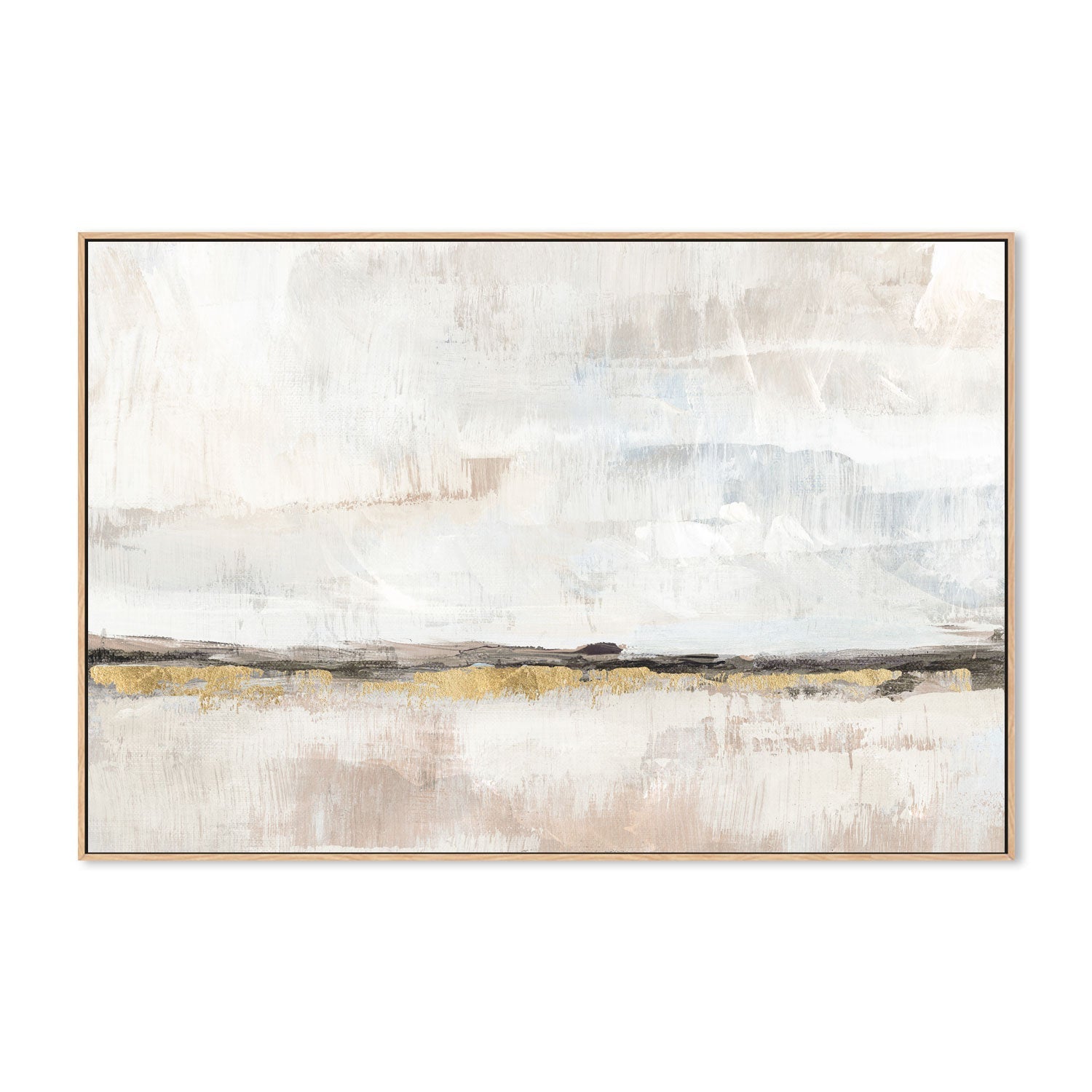 wall-art-print-canvas-poster-framed-Neutral Horizon , By Nina Blue-4