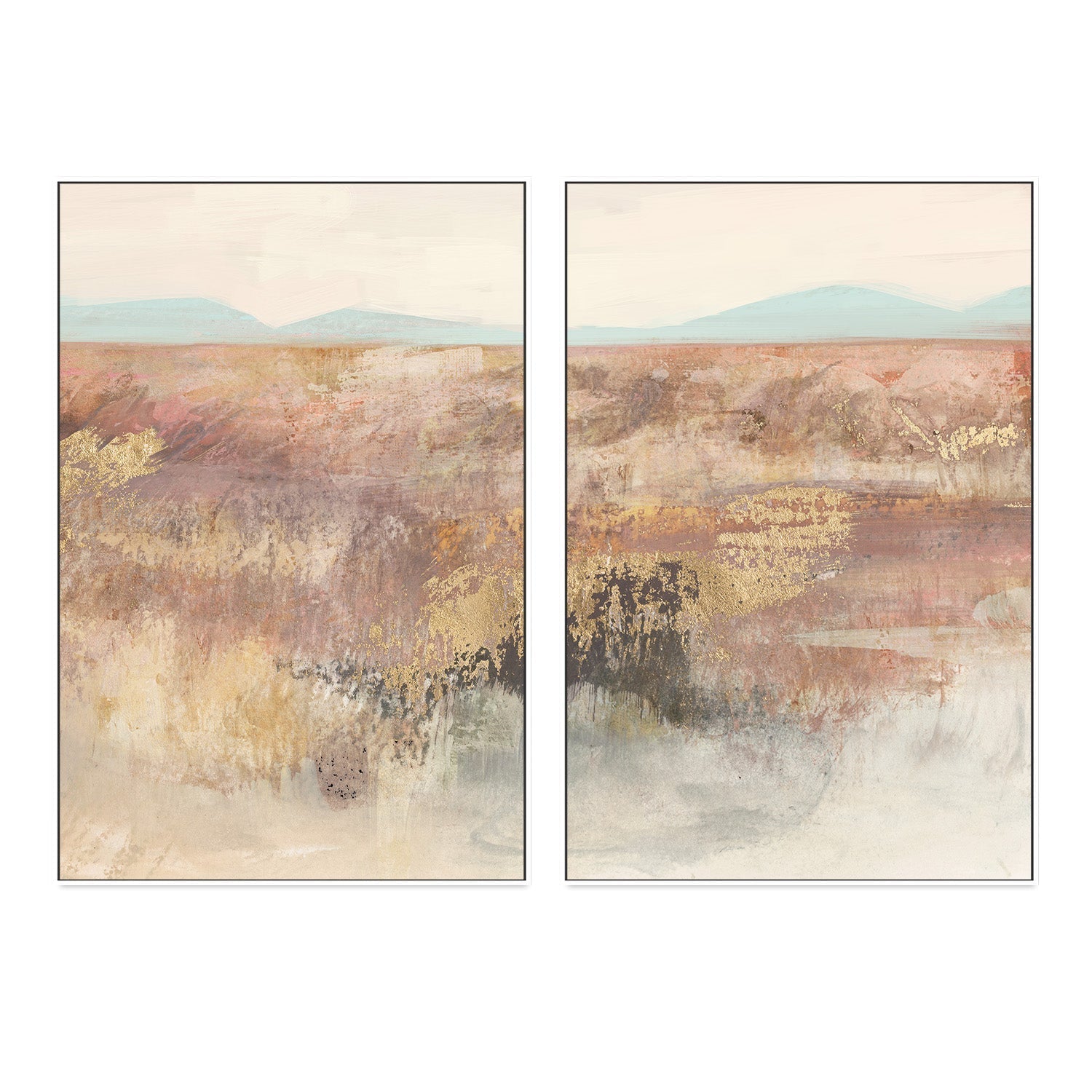 wall-art-print-canvas-poster-framed-Neutral Landscape, Style A & B, Set of 2 , By Nina Blue-5