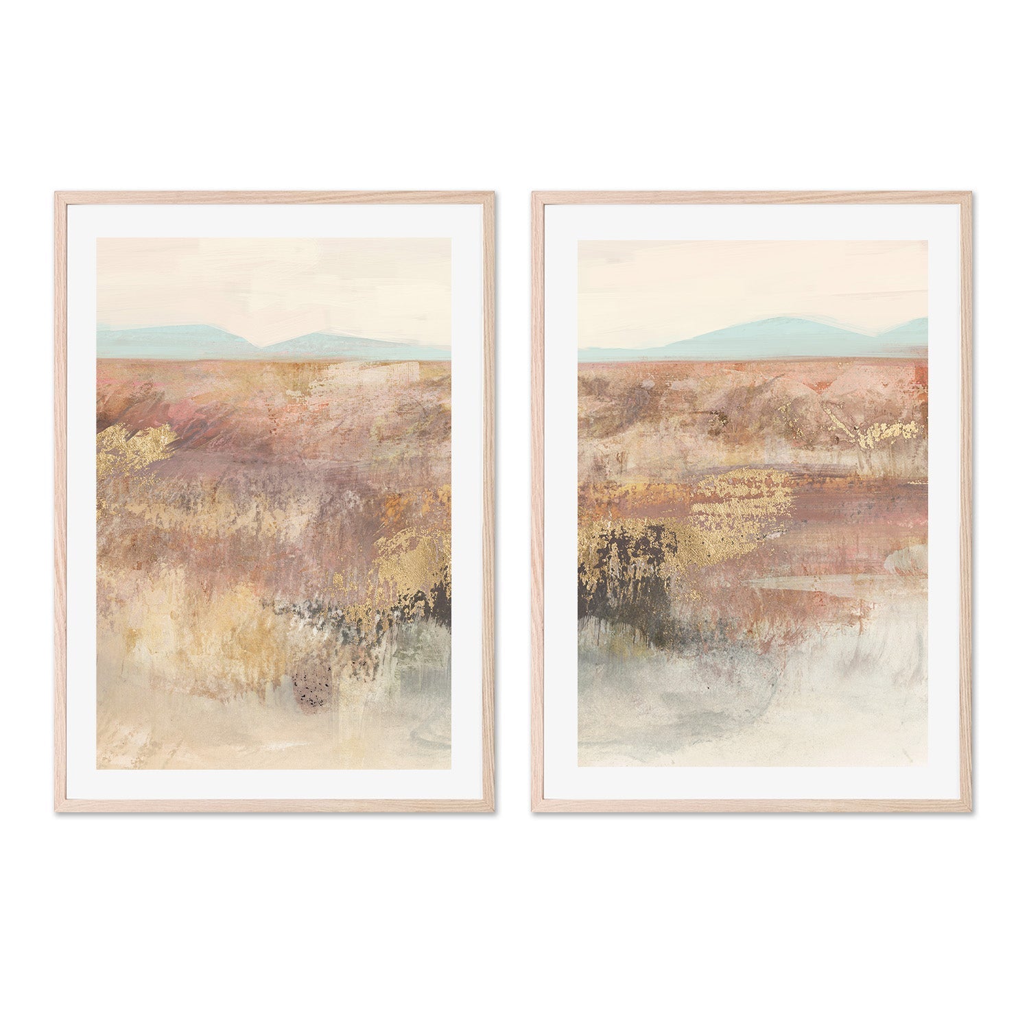 wall-art-print-canvas-poster-framed-Neutral Landscape, Style A & B, Set of 2 , By Nina Blue-6