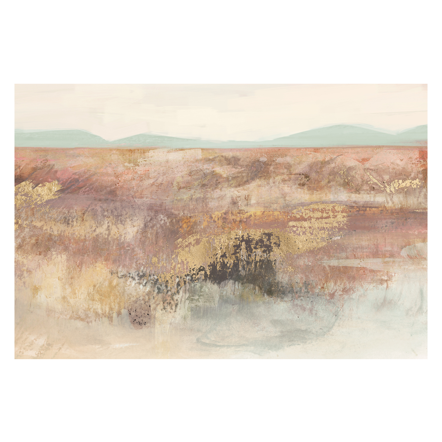 wall-art-print-canvas-poster-framed-Neutral Landscape, Warm Tones , By Nina Blue-1