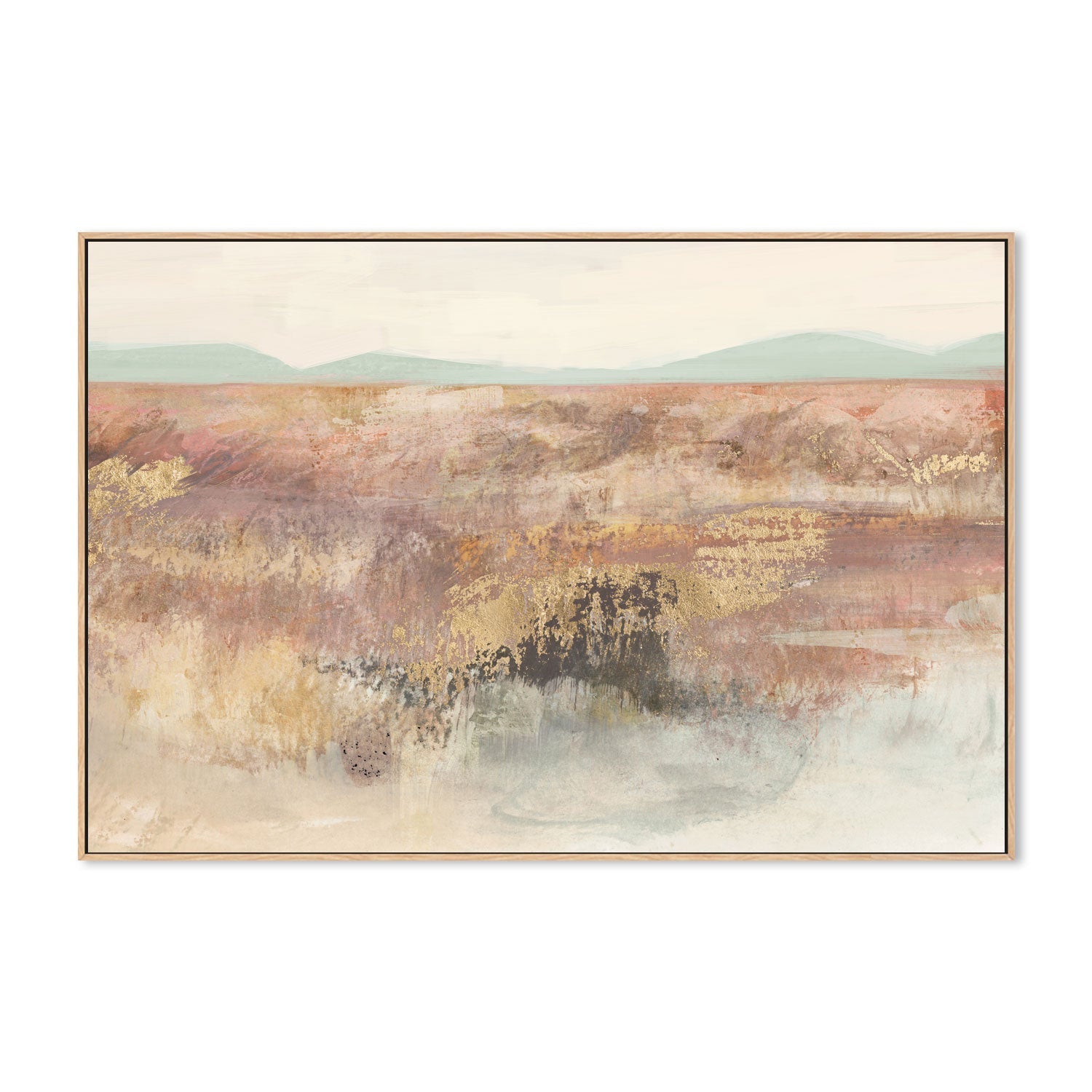 wall-art-print-canvas-poster-framed-Neutral Landscape, Warm Tones , By Nina Blue-4