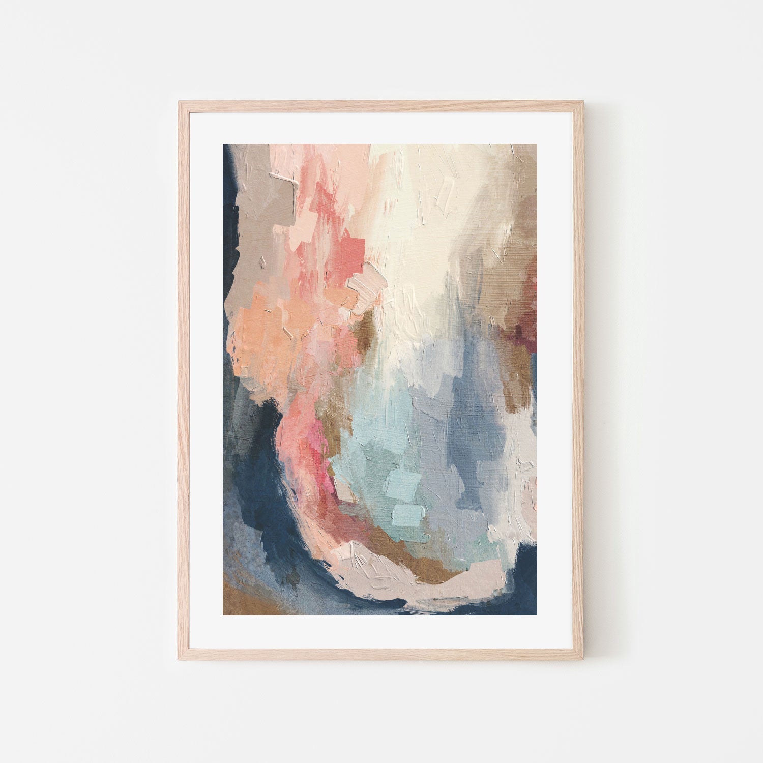 wall-art-print-canvas-poster-framed-Neutral Navy, Style B , By Lisa Nohren-6