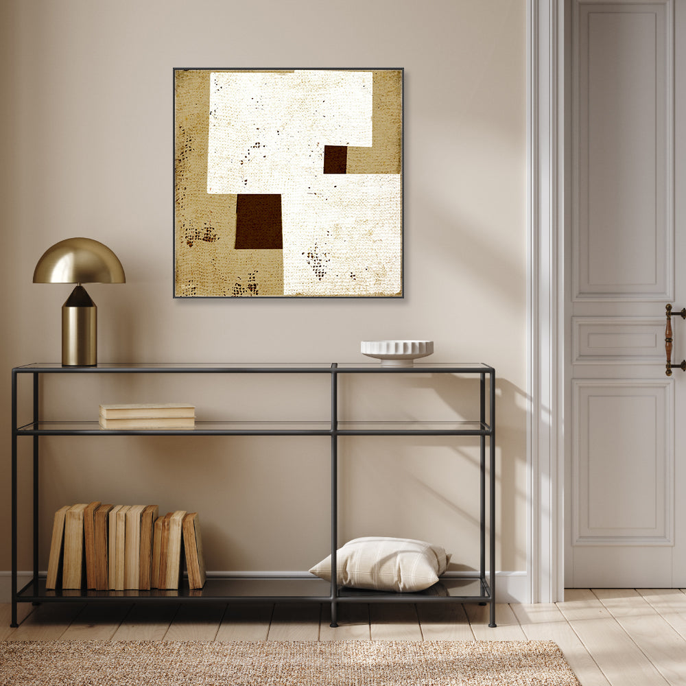 wall-art-print-canvas-poster-framed-Neutral Squares, Style B , By Marco Marella-7