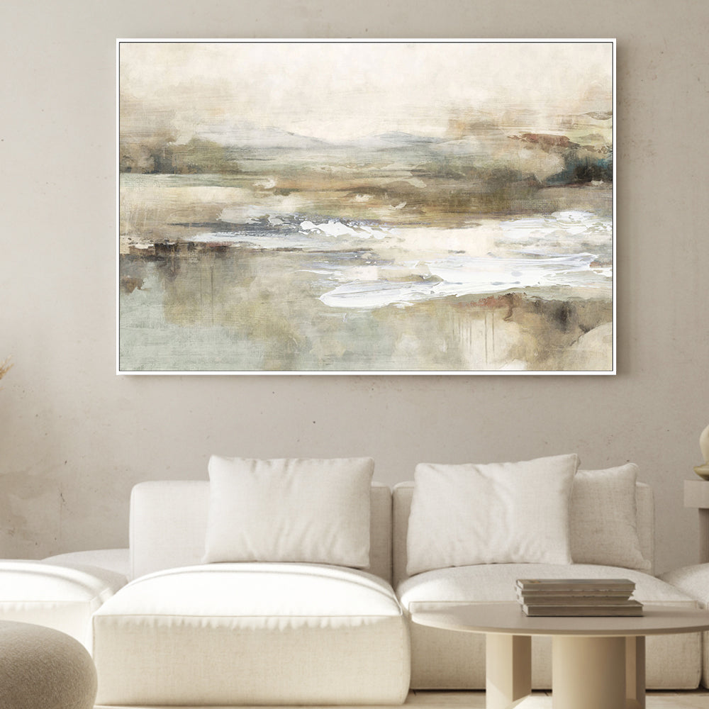 wall-art-print-canvas-poster-framed-Neutral Transitional Abstract, Style A , By Nina Blue-2