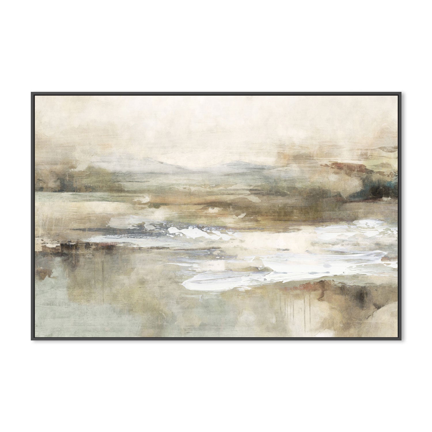 wall-art-print-canvas-poster-framed-Neutral Transitional Abstract, Style A , By Nina Blue-3