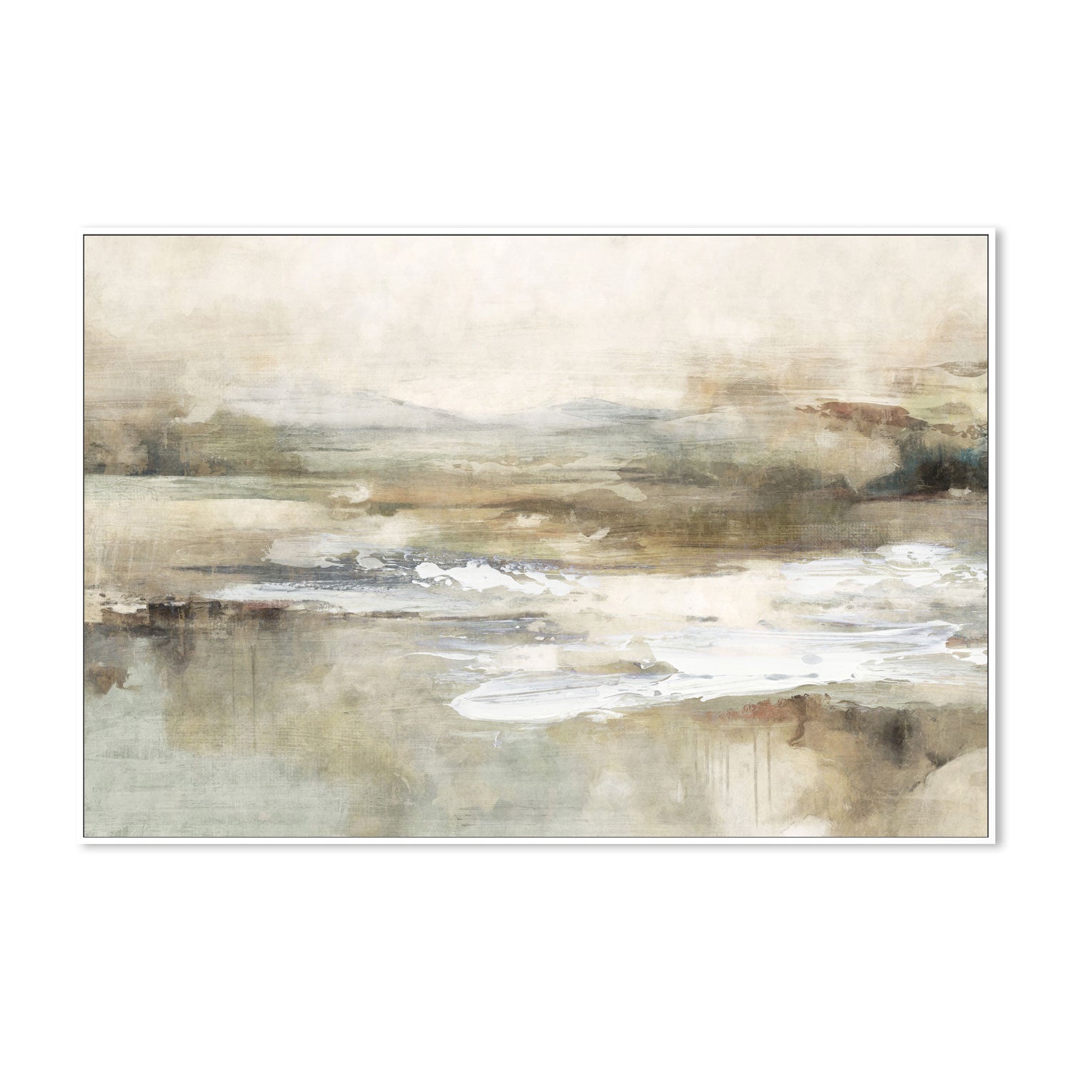 wall-art-print-canvas-poster-framed-Neutral Transitional Abstract, Style A , By Nina Blue-5